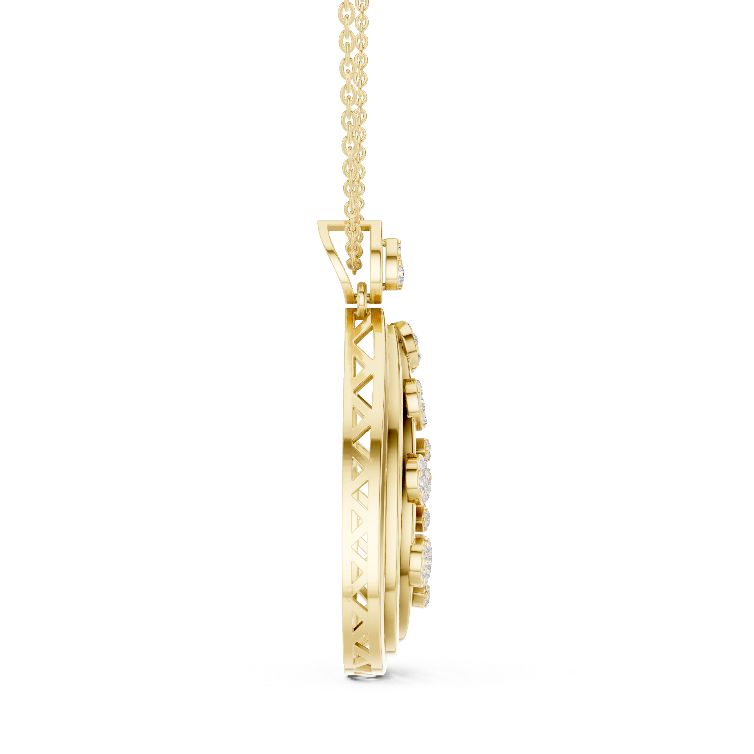 Luxury Diamond Teardrop Pendant