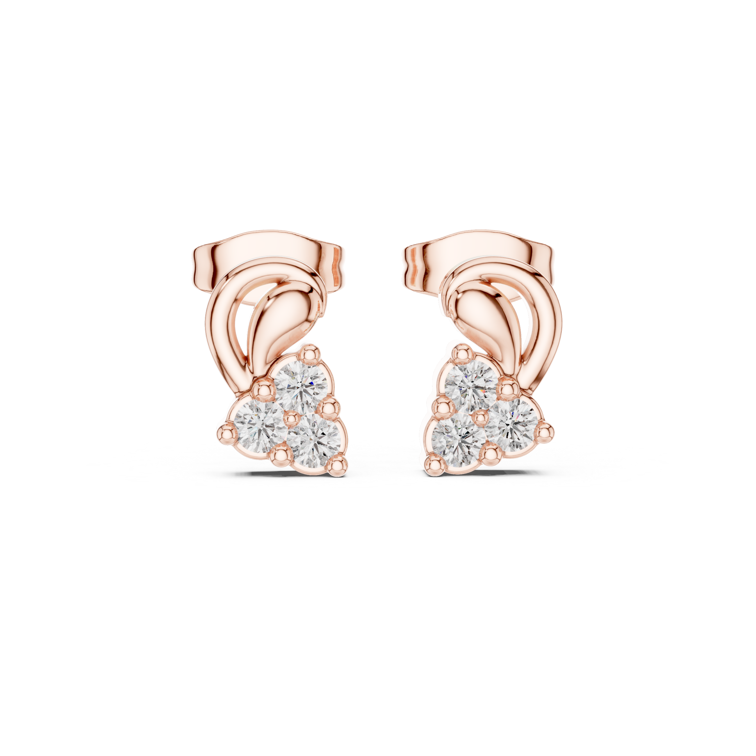 Luxury Diamond Loop Earrings