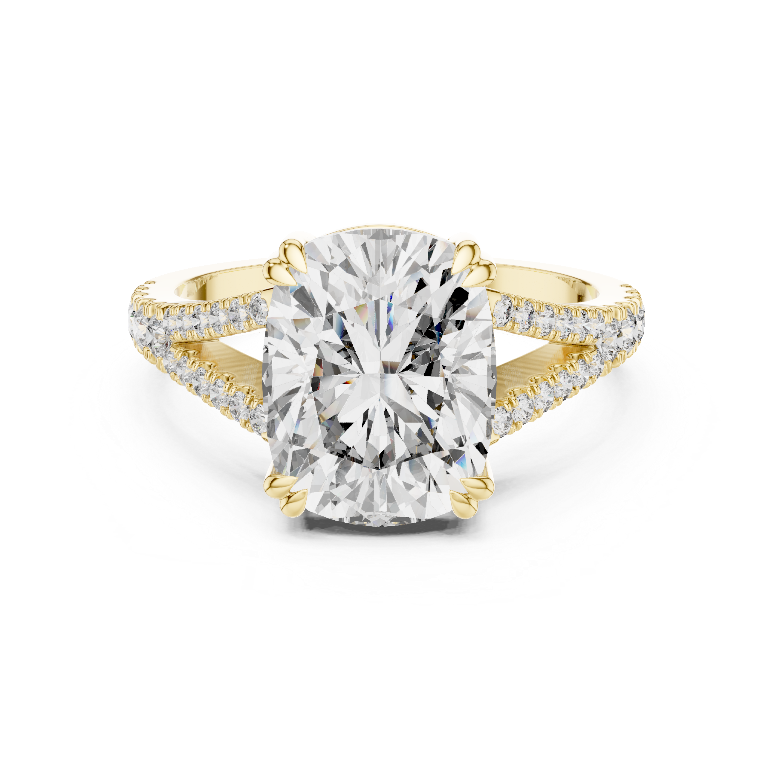 Luxury Split Band Diamond Ring