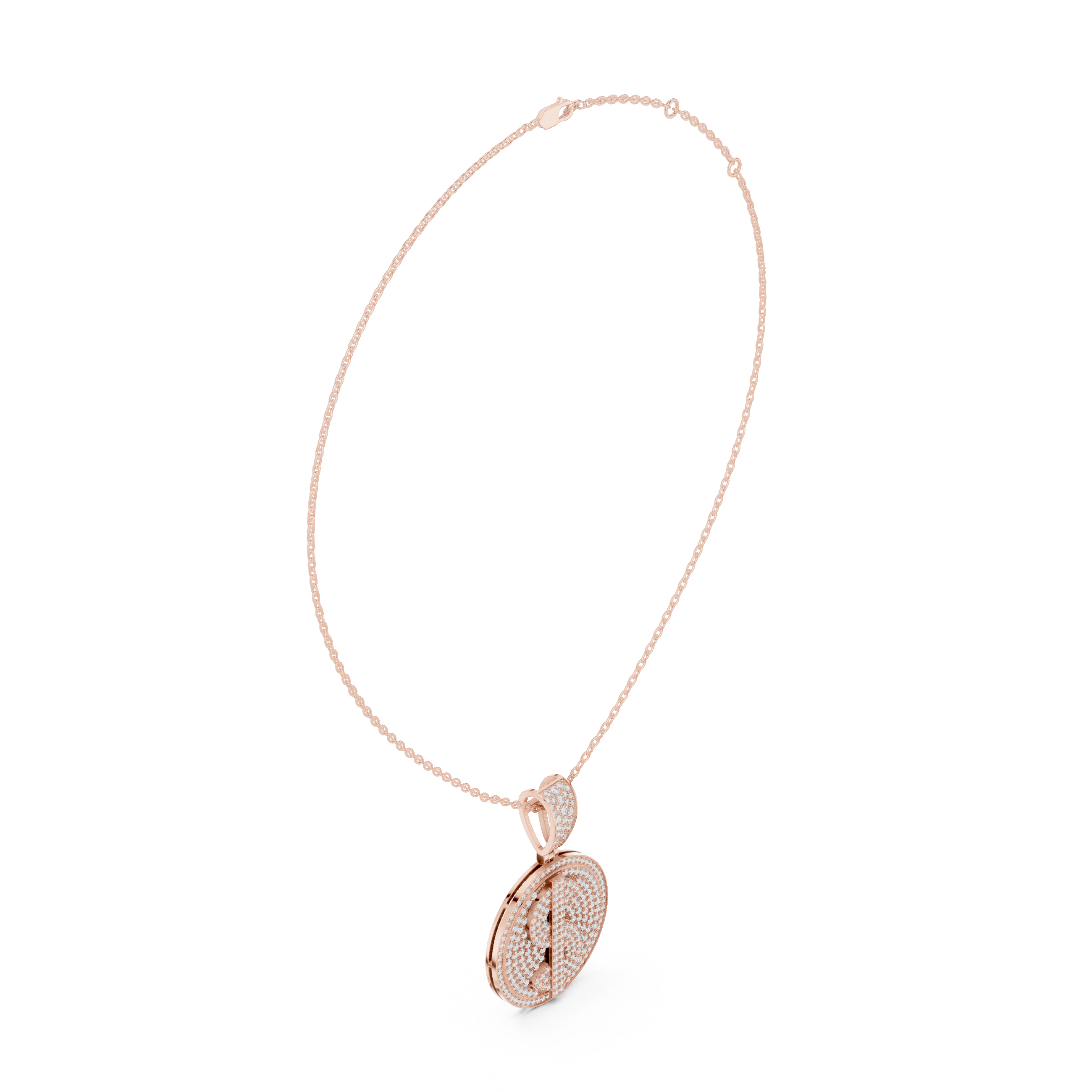 Luxury Dollar Sign Diamond Pendant