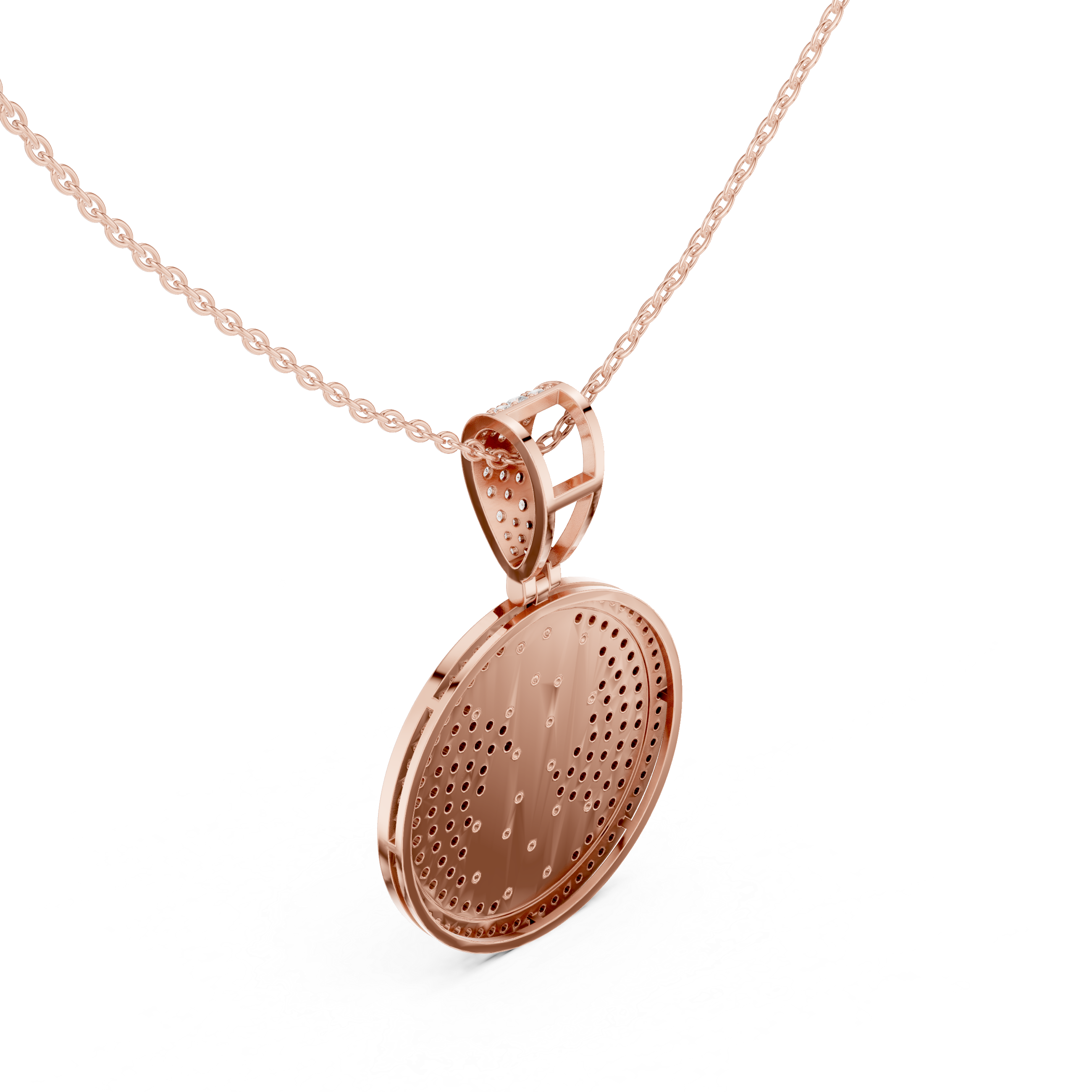 Luxury Dollar Sign Diamond Pendant