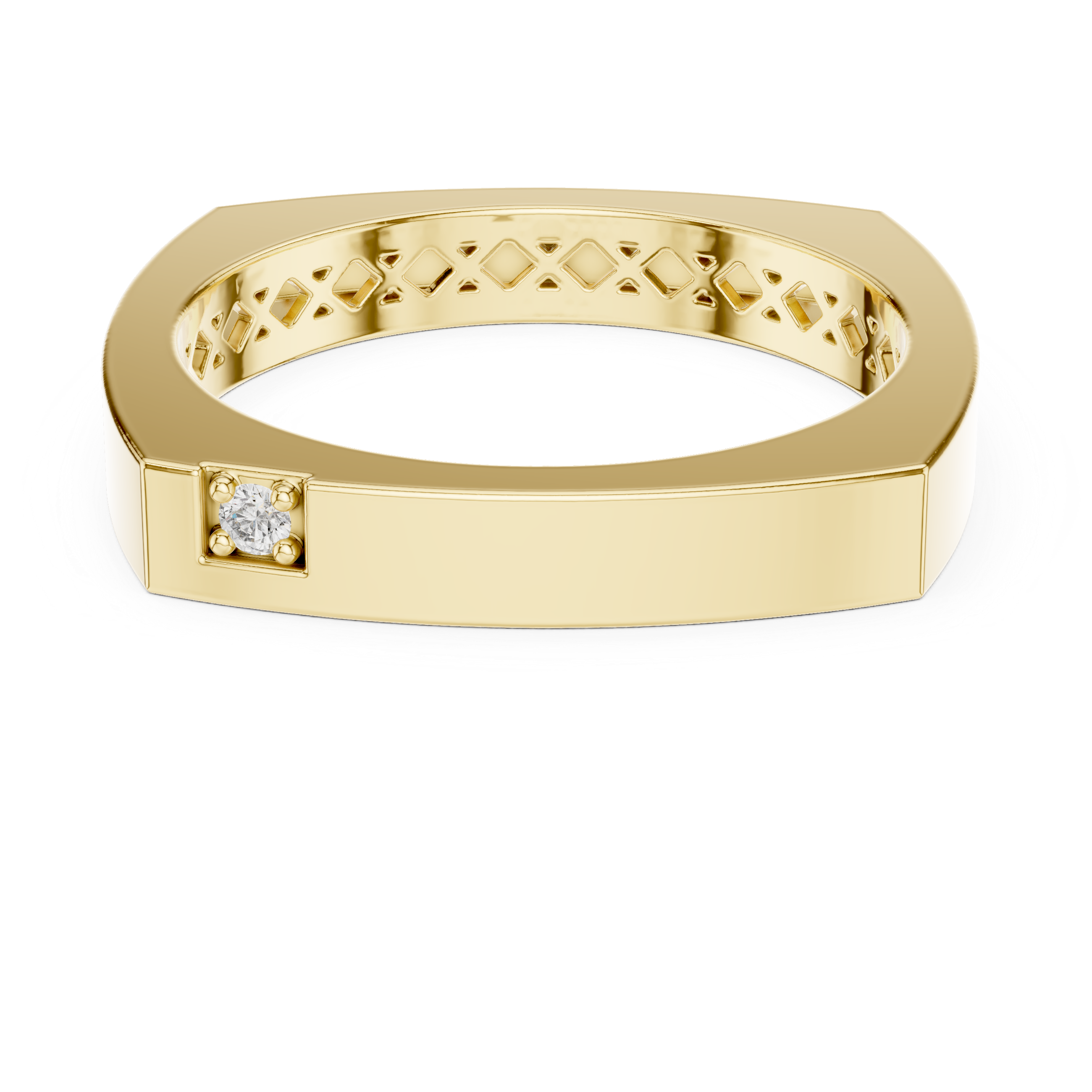 Luxury Minimal Diamond Band