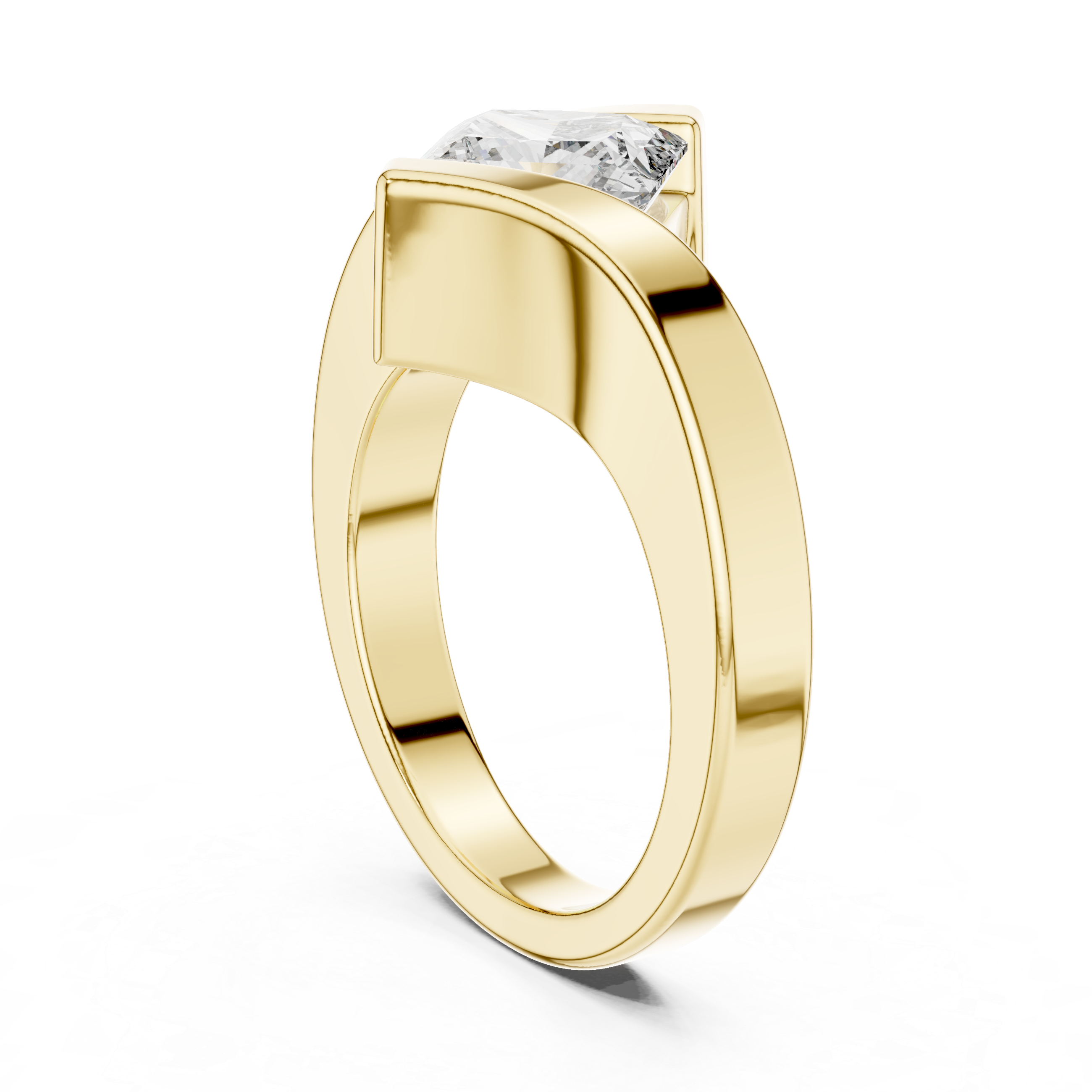 Luxury Princess Diamond Ring