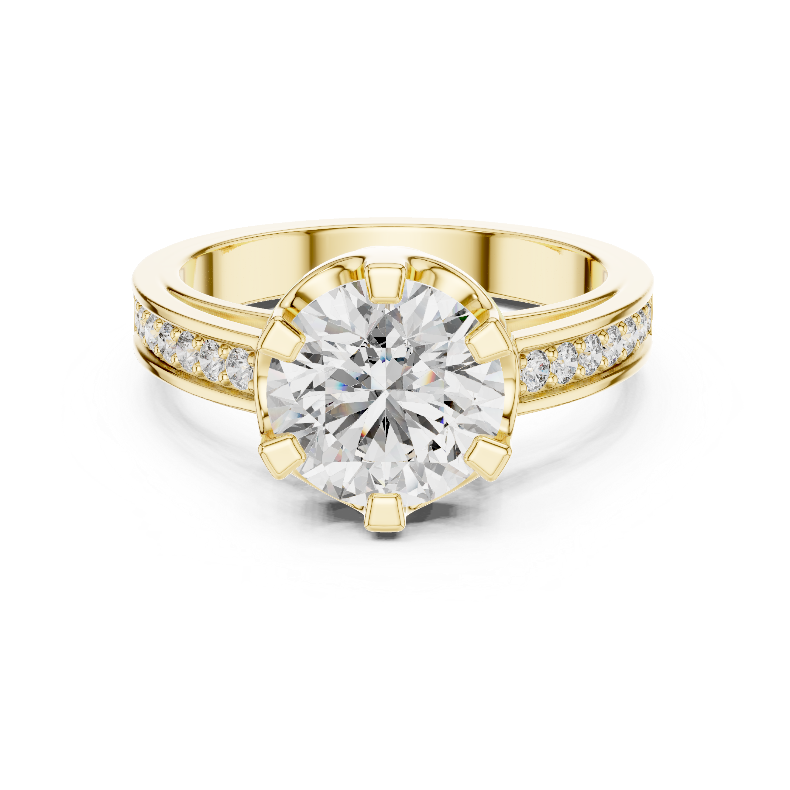 Luxury Solitaire Diamond Ring