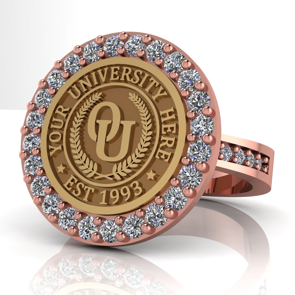 Circum | Channel Core Band Custom Collage Ring