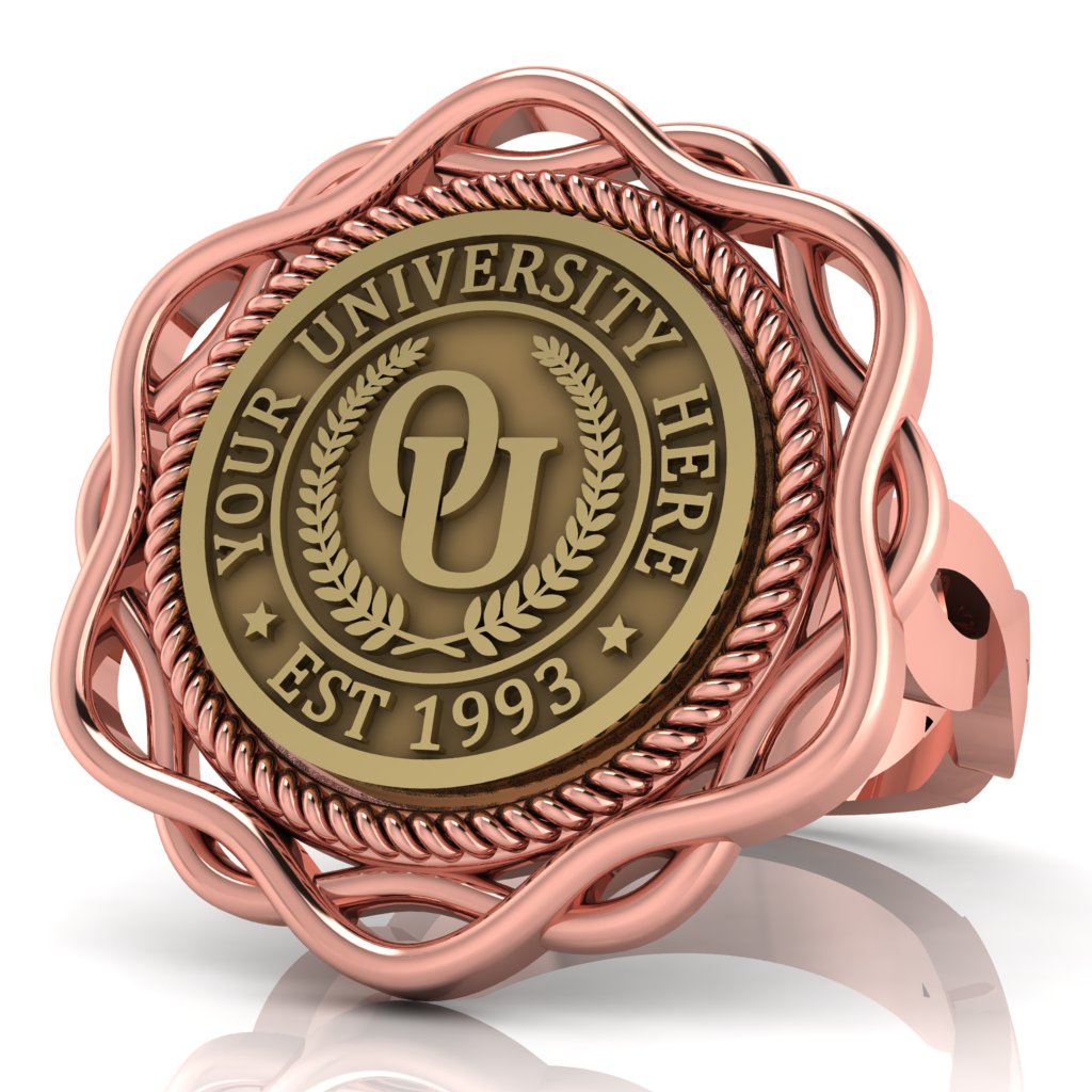 Slanga | Infinity Loop Band Custom College Ring