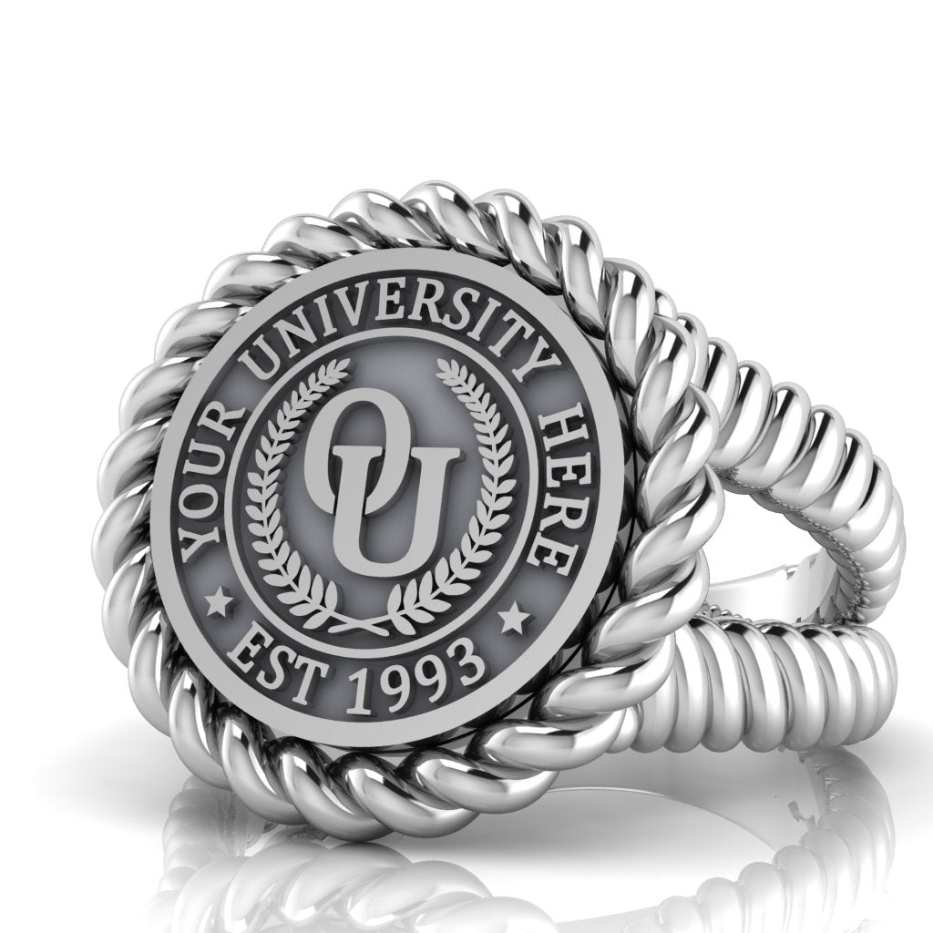 Lubid | V-Rope Band Custom Collage Ring