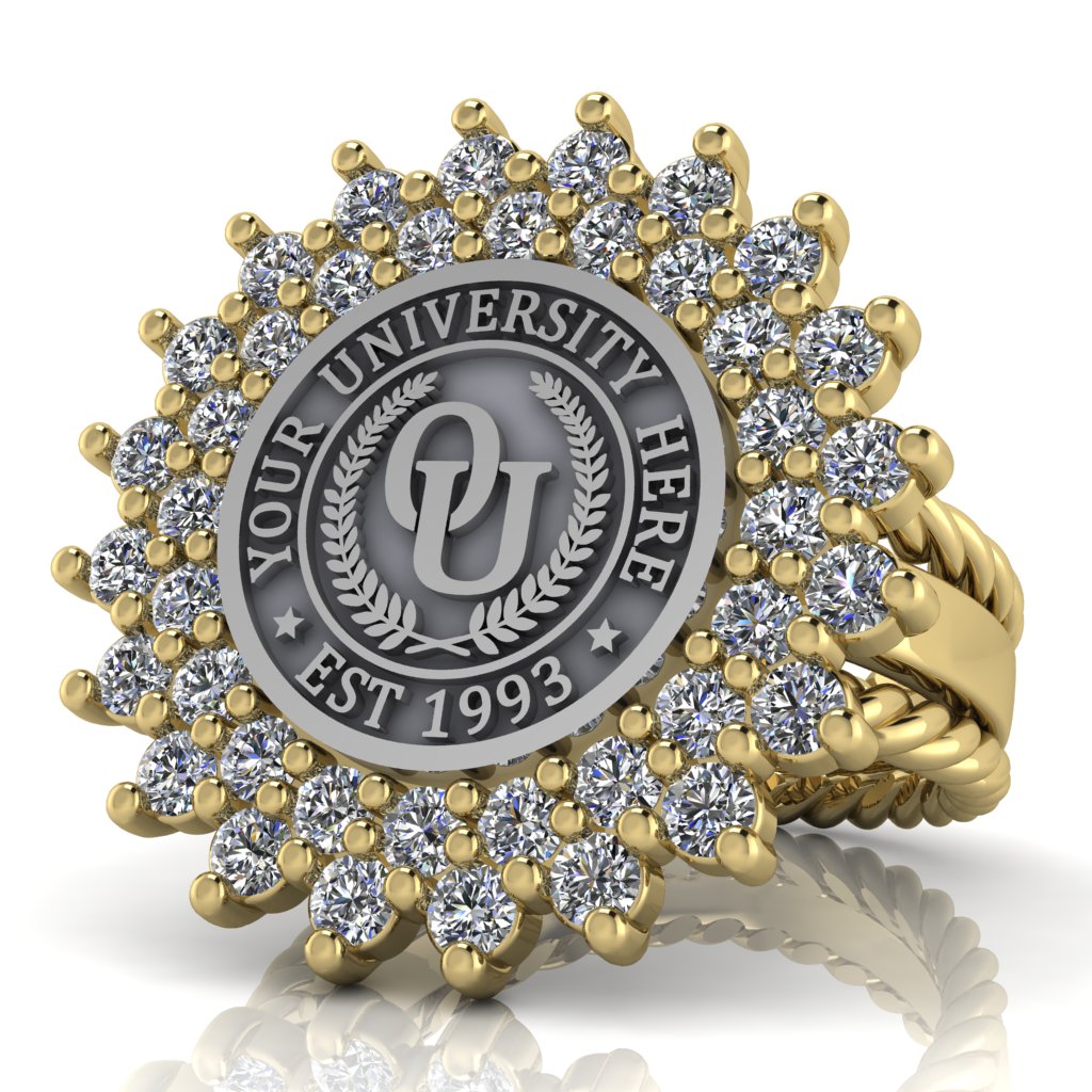 Splendid | Rope Edge Band Custom Collage Ring