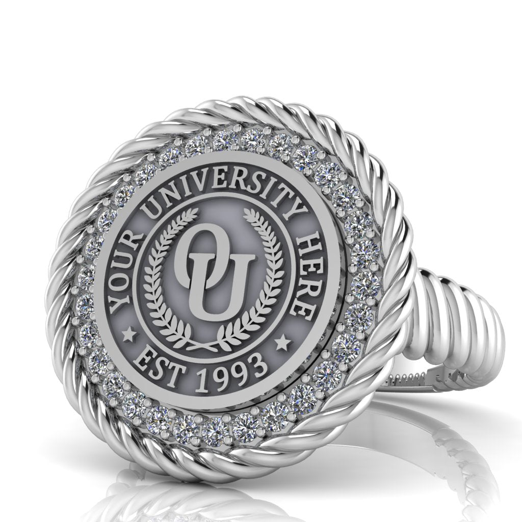 Arrecerat | Rope Core Band Custom College Ring