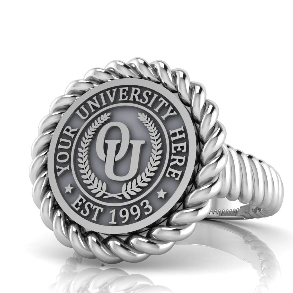 Lubid | Rope Core Band Custom Collage Ring