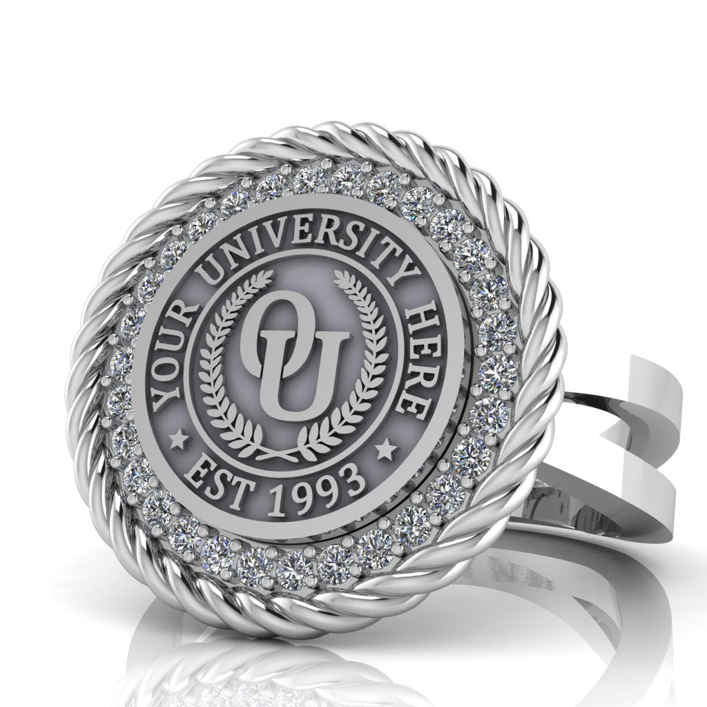 Arrecerat | Knife Edge Band Custom College Ring