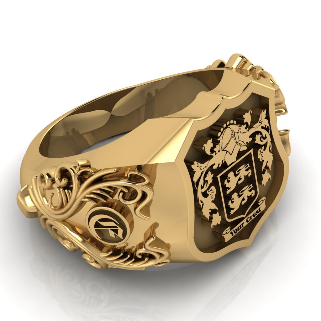 Personalized Family Crest Ring