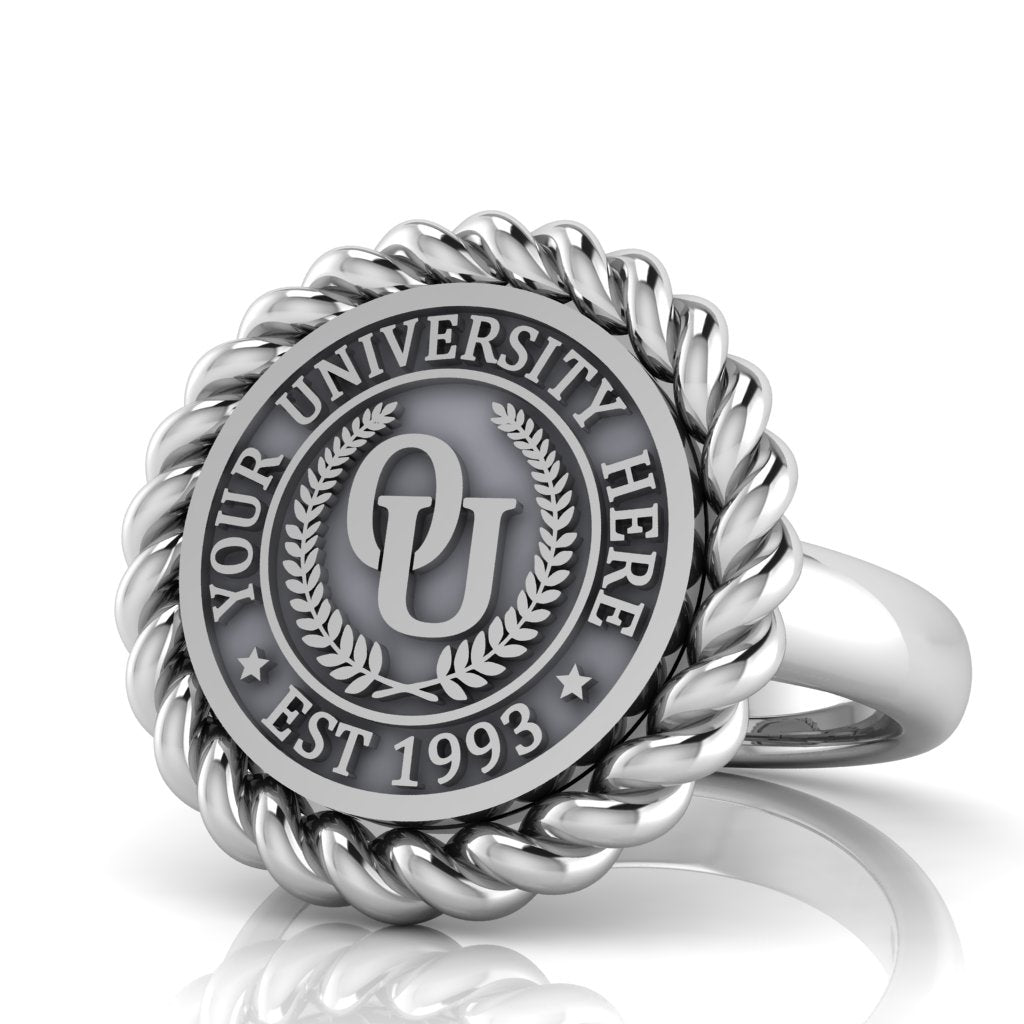 Lubid | Classic Dome Band Custom Collage Ring