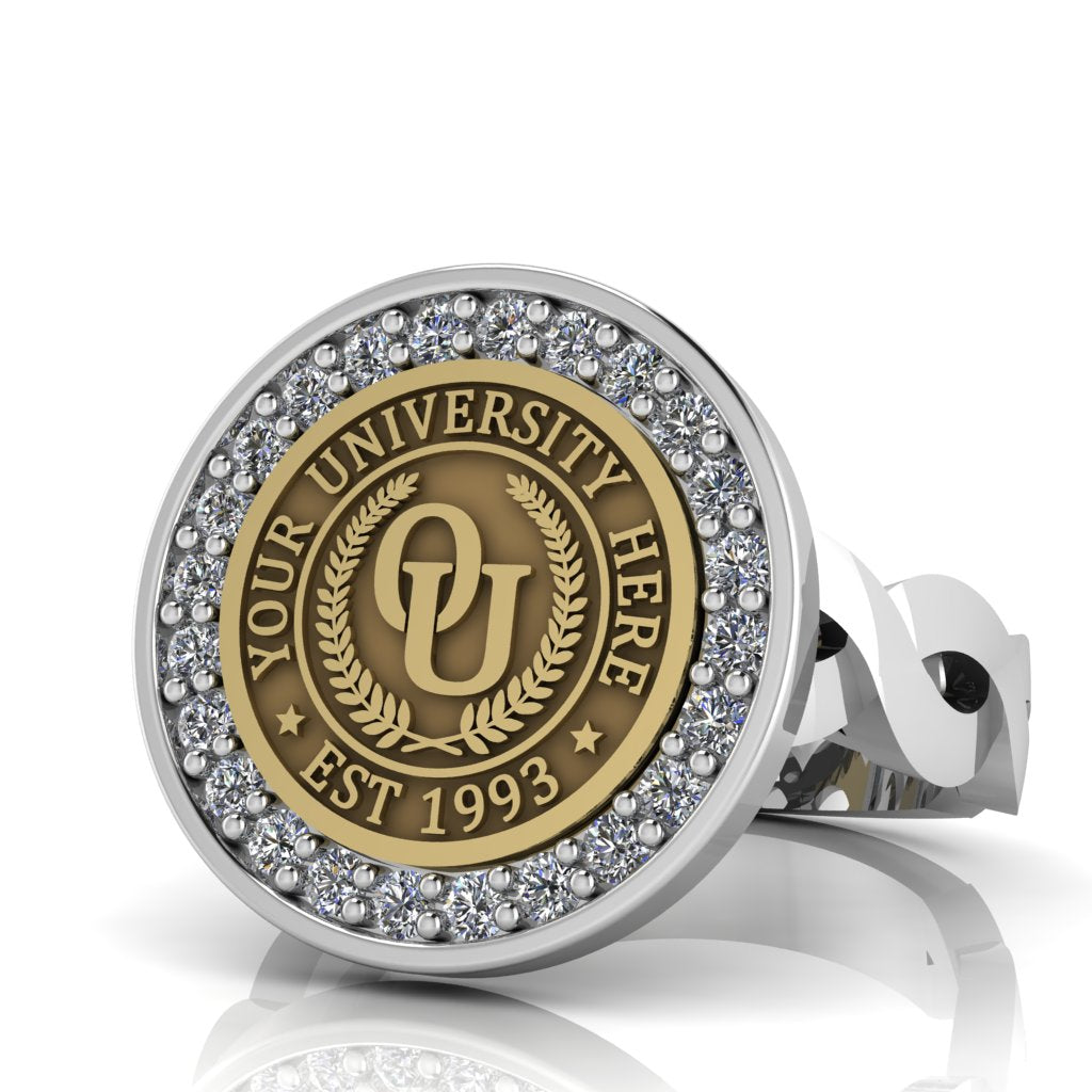 Agonisch | Infinity Loop Band Custom College Ring