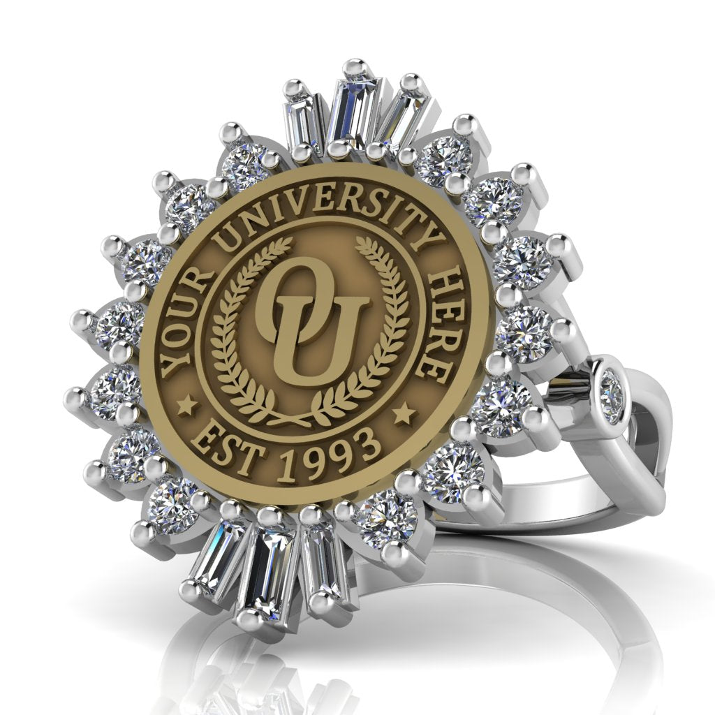 Seren | Infinity Bezel Band Custom Collage Ring