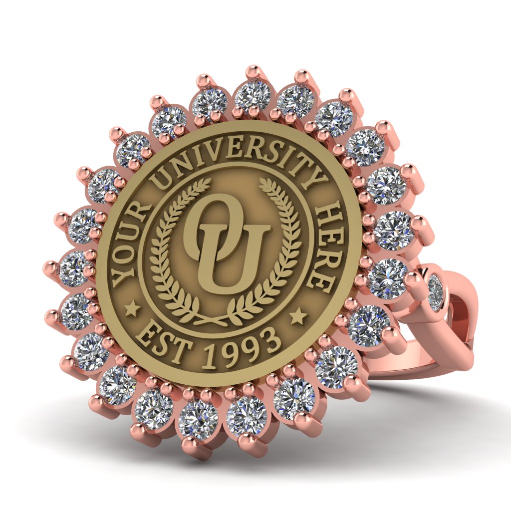 Serku | Infinity Bezel Band Custom Collage Ring