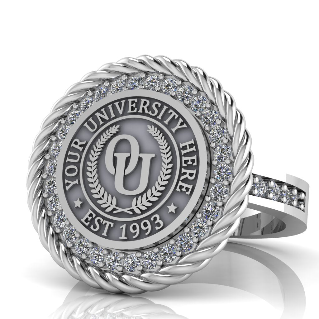 Arrecerat | Channel Core Band Custom College Ring