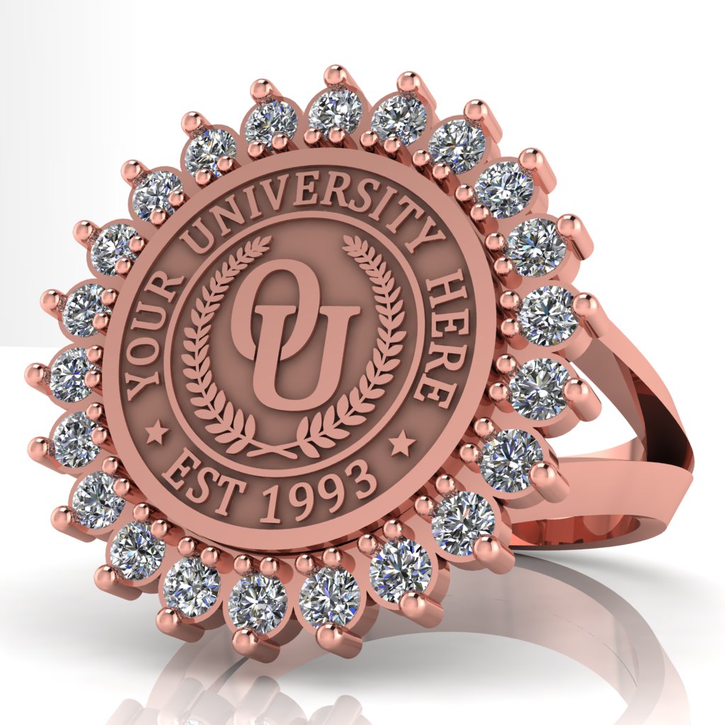 Serku | V-Frame Band Custom Collage Ring