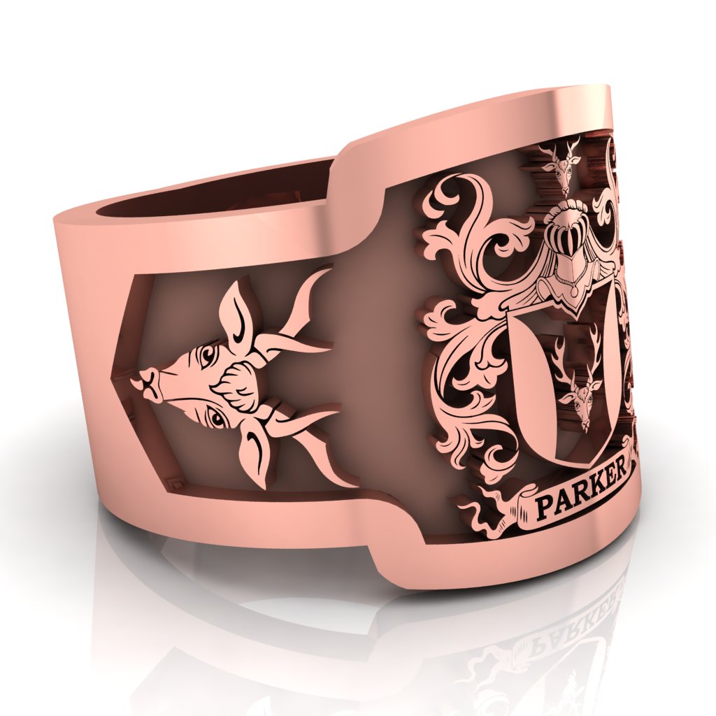Personalized Family Crest Ring