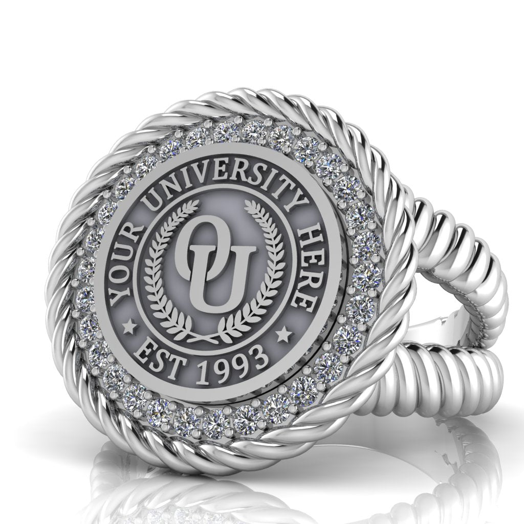 Arrecerat | V-Rope Band Custom Collage Ring