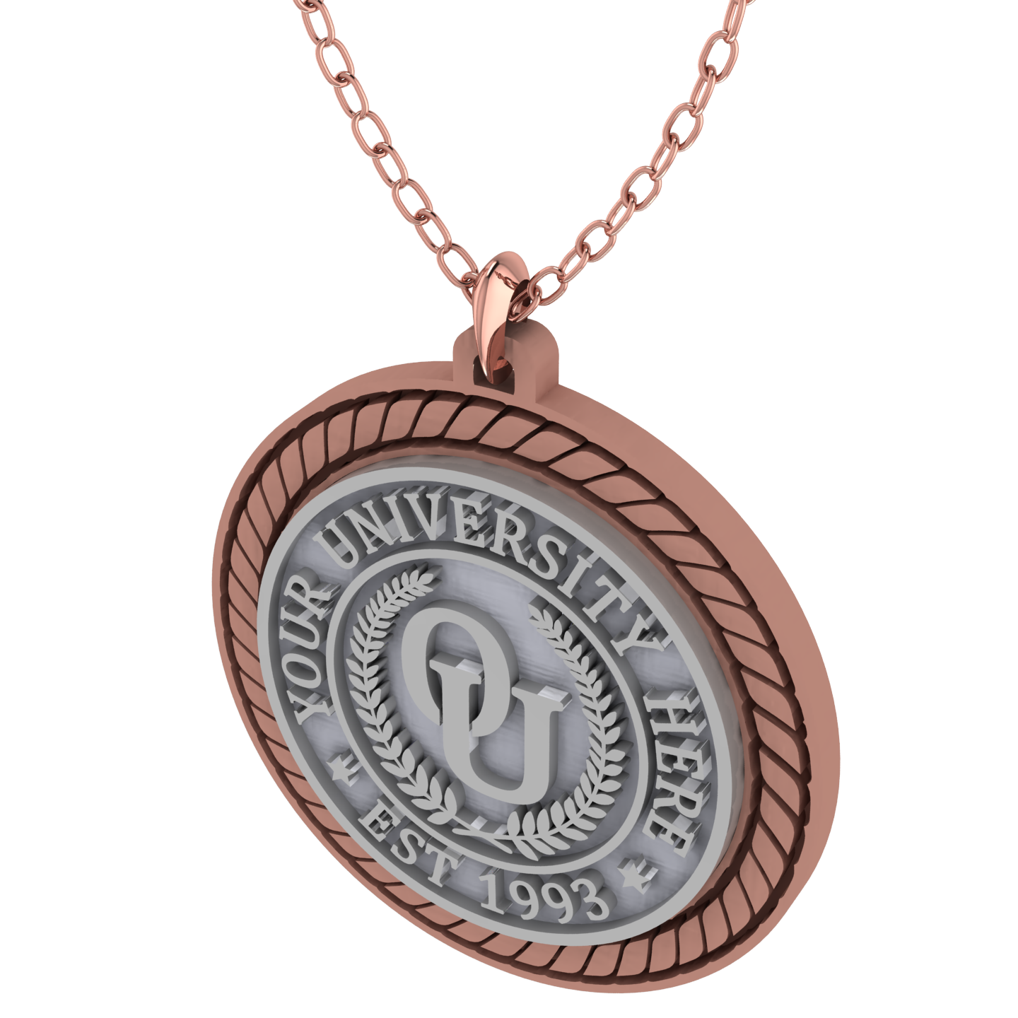 Circum Rope | Custom Unisex University Pendant