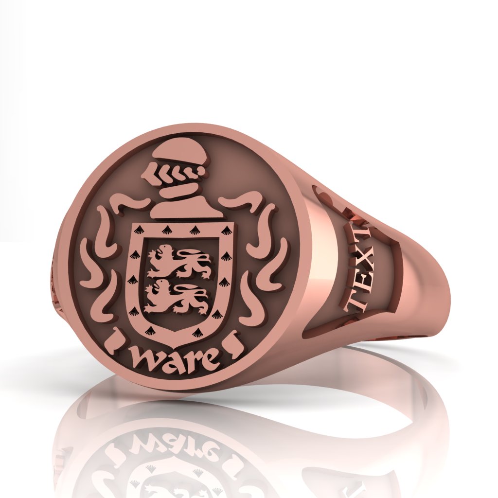 Personalized Family Crest Ring