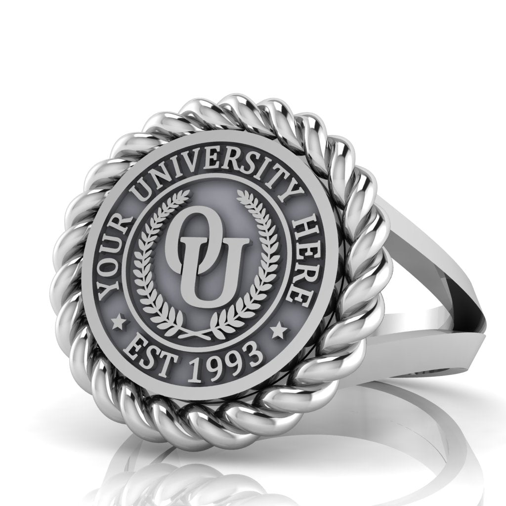 Lubid | V-Frame Band Custom Collage Ring