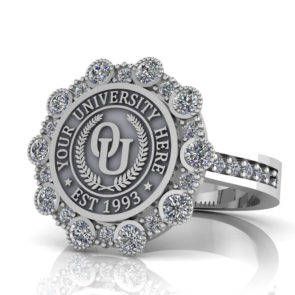 Belgi | Channel Core Band Custom College Ring