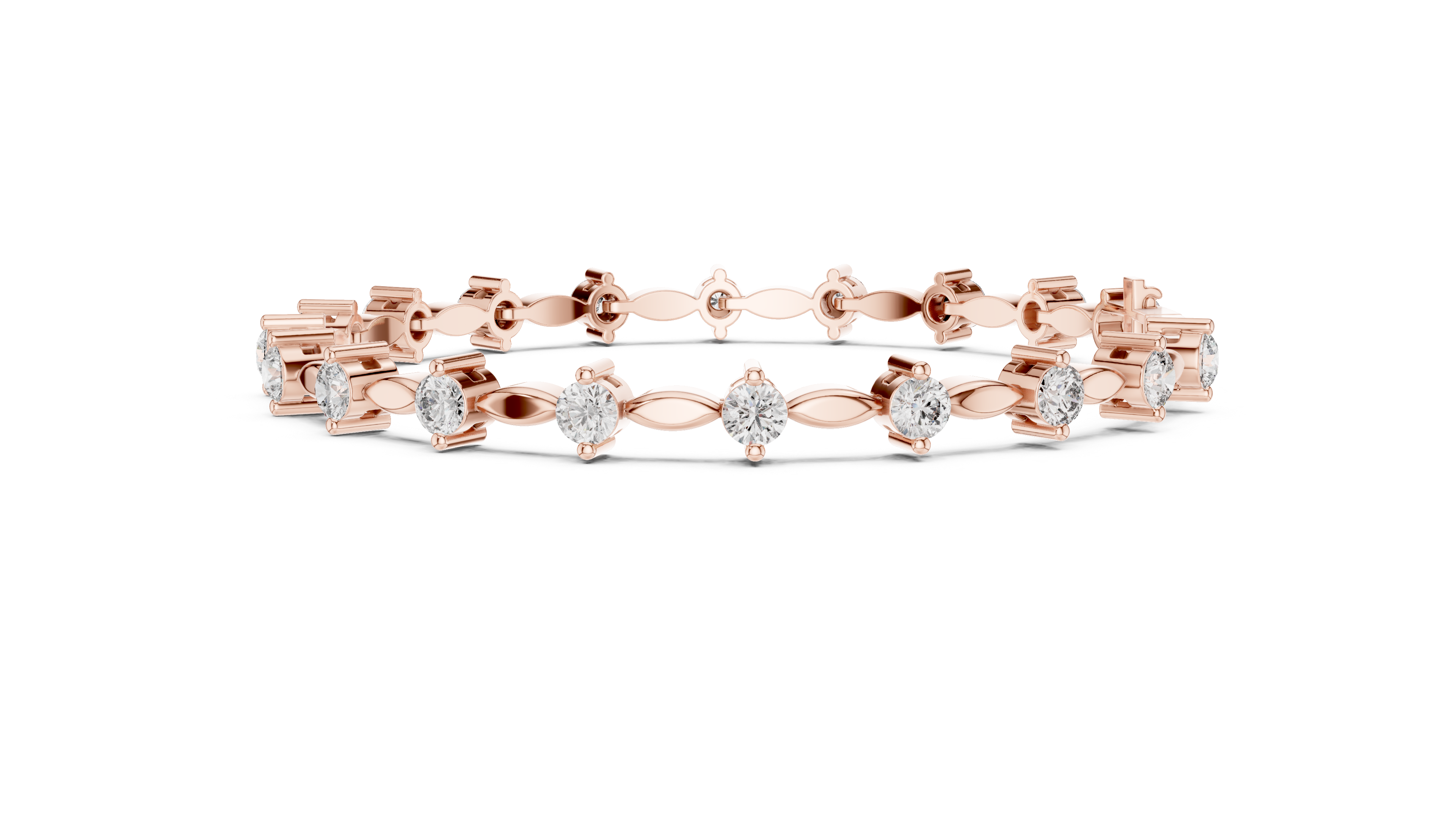 Luxury Diamond Link Bracelet