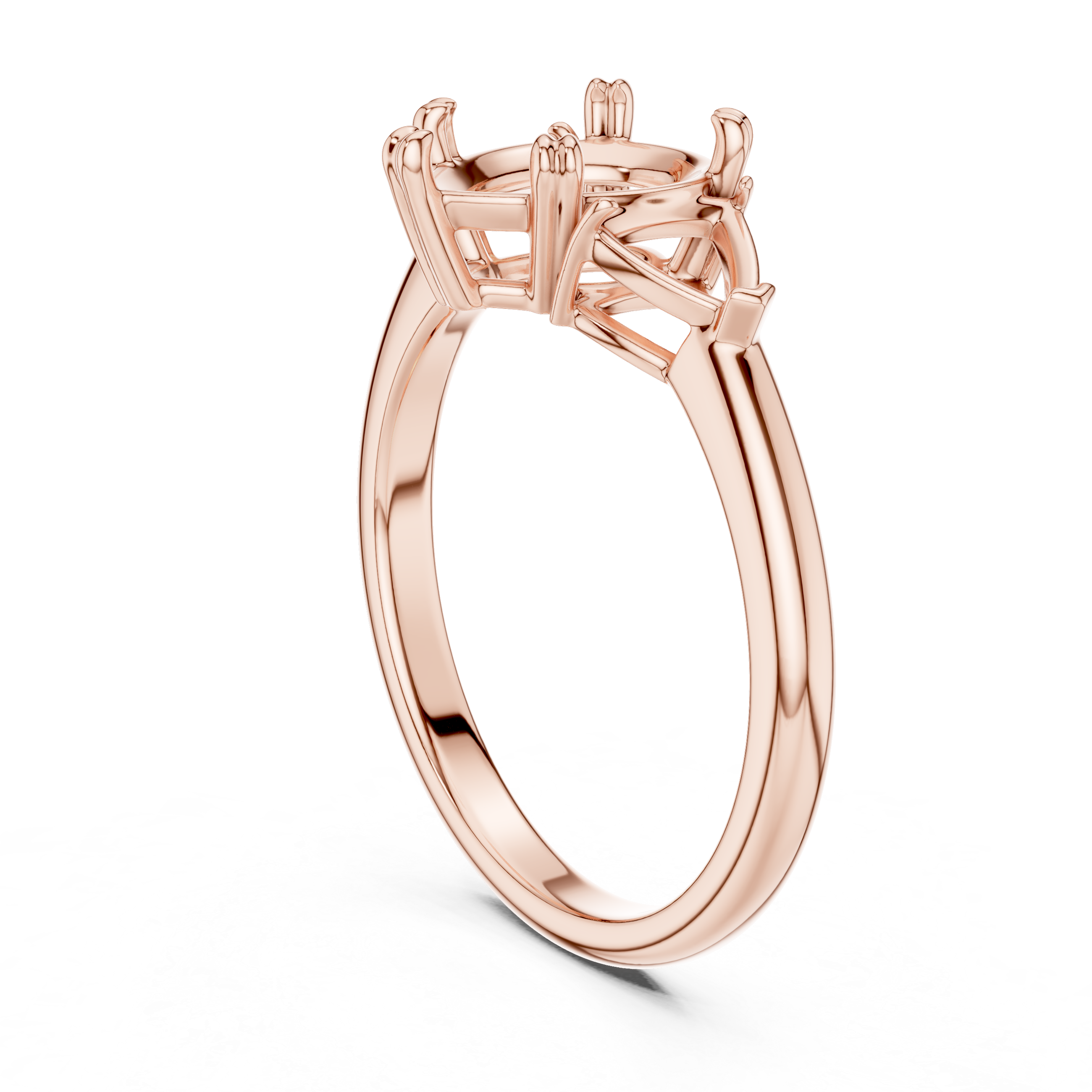Pear Cut Three-Stone Diamond Engagement Ring