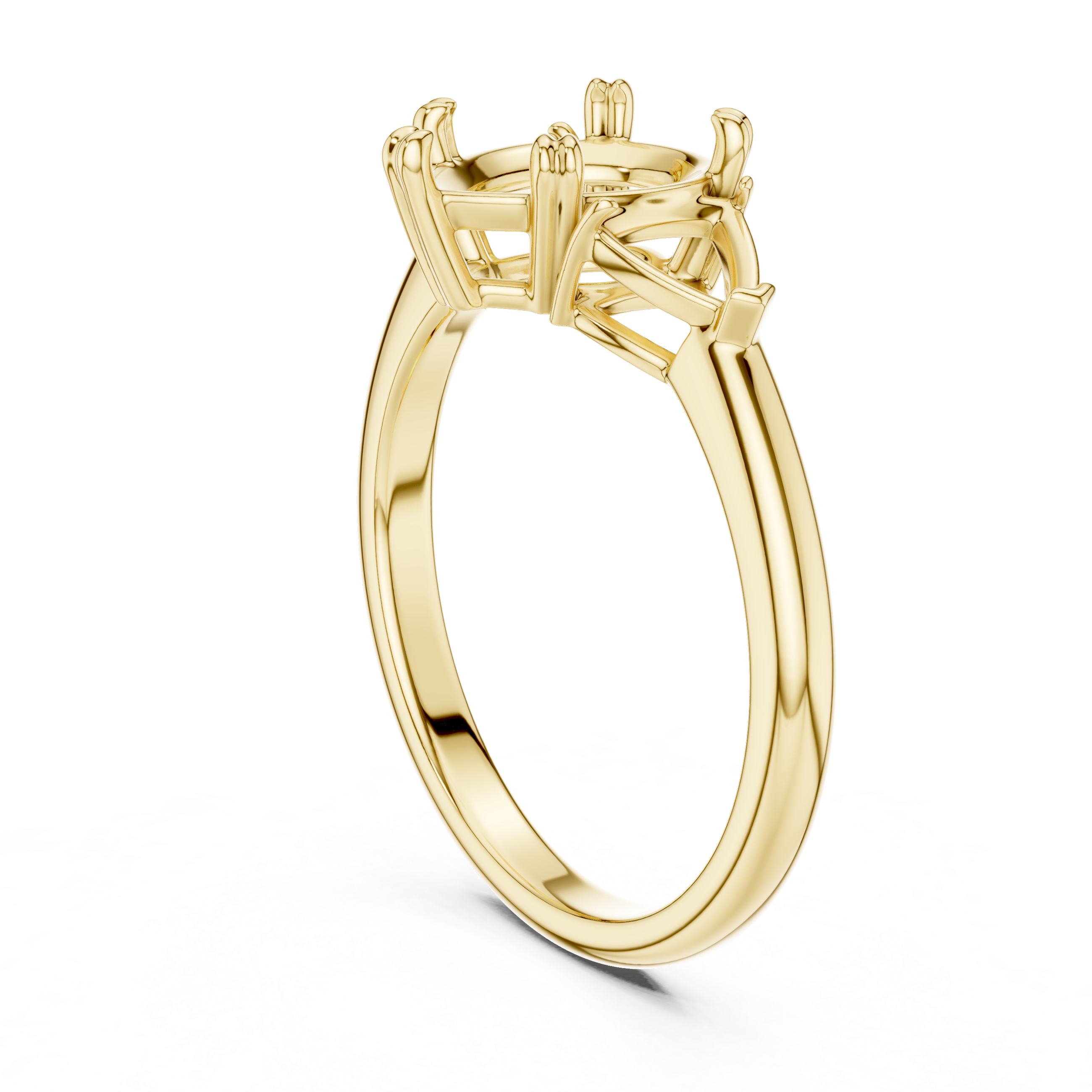 Pear Cut Three-Stone Diamond Engagement Ring