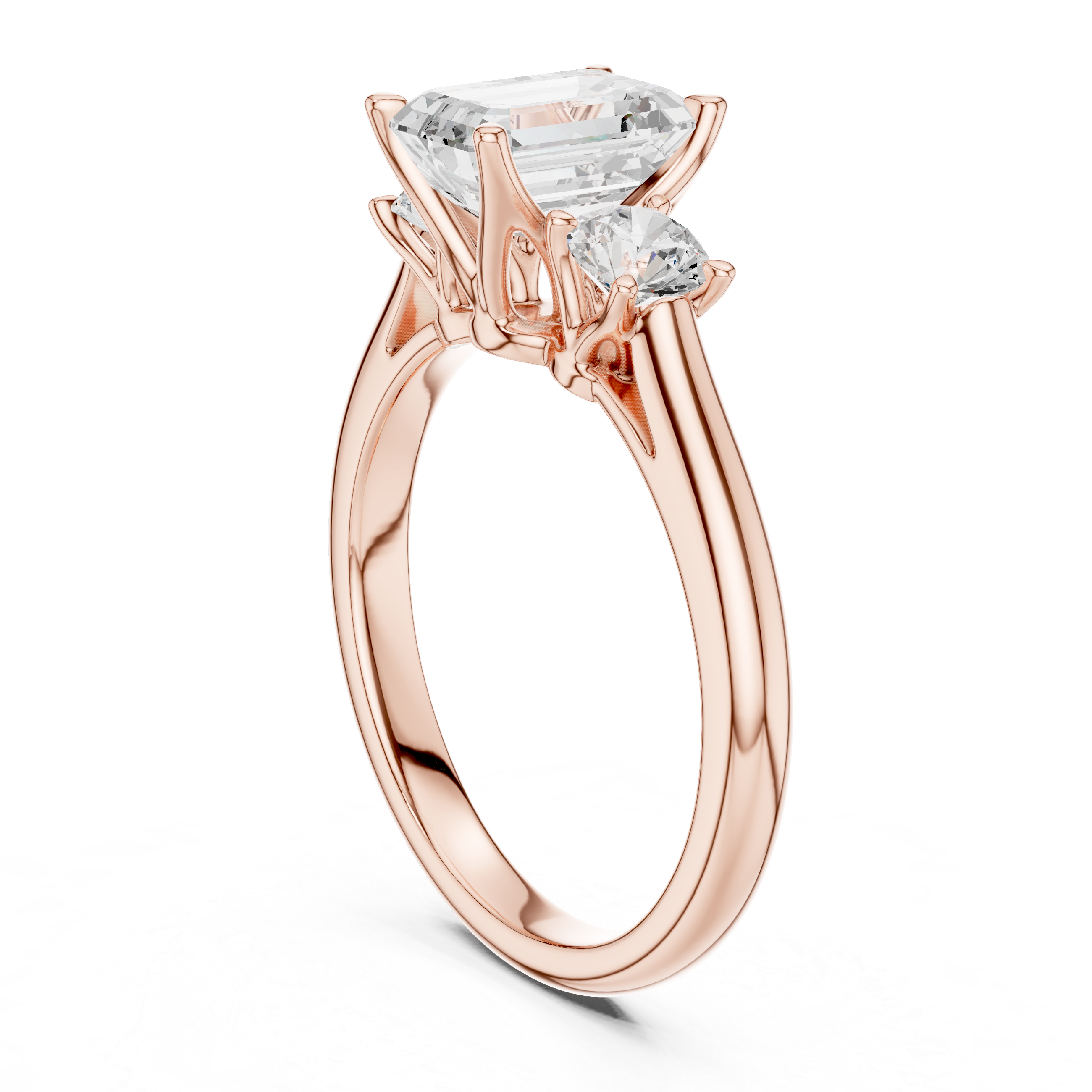 Emerald Cut Three-Stone Ring – Timeless and Elegant Design