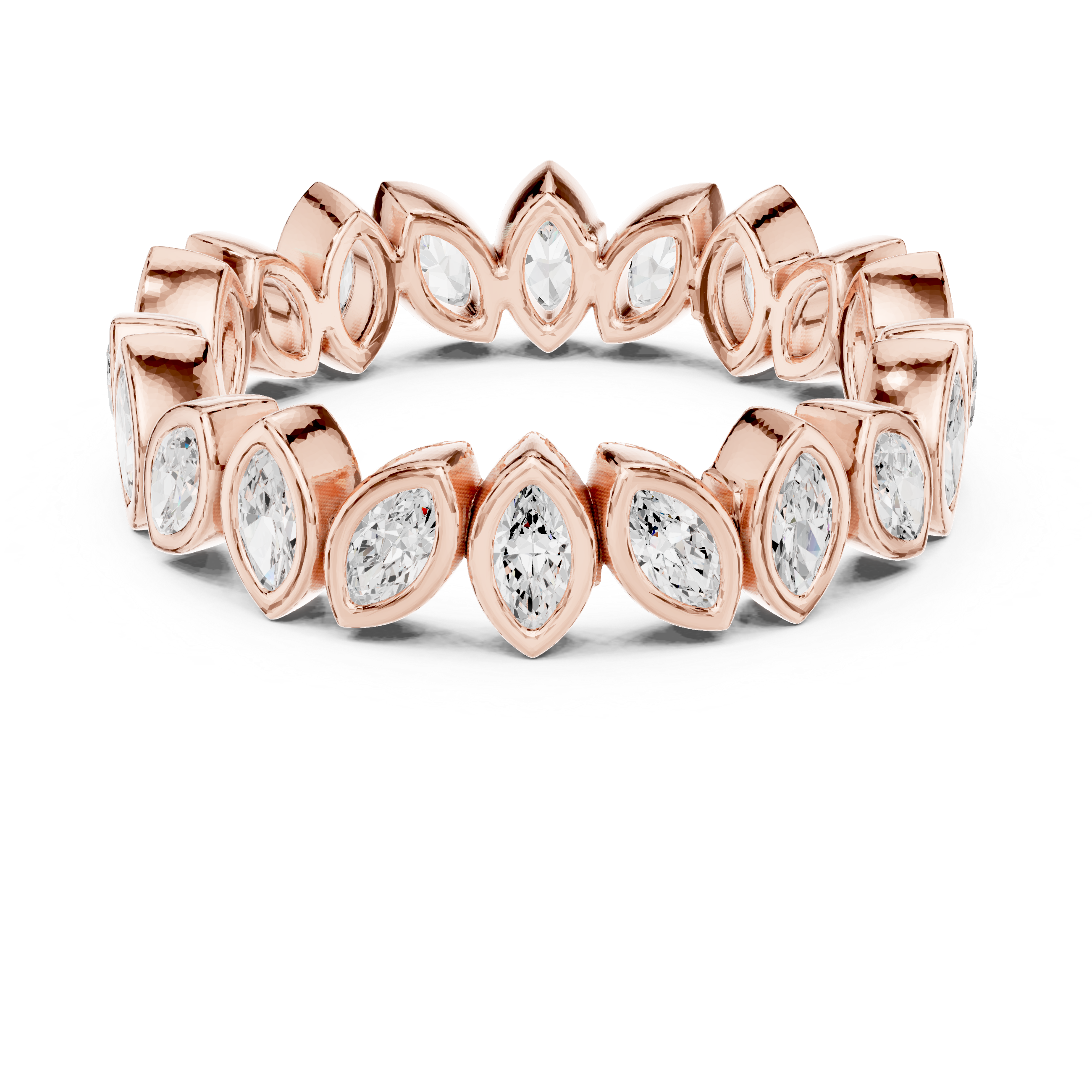 Marquise Bezel Eternity Ring