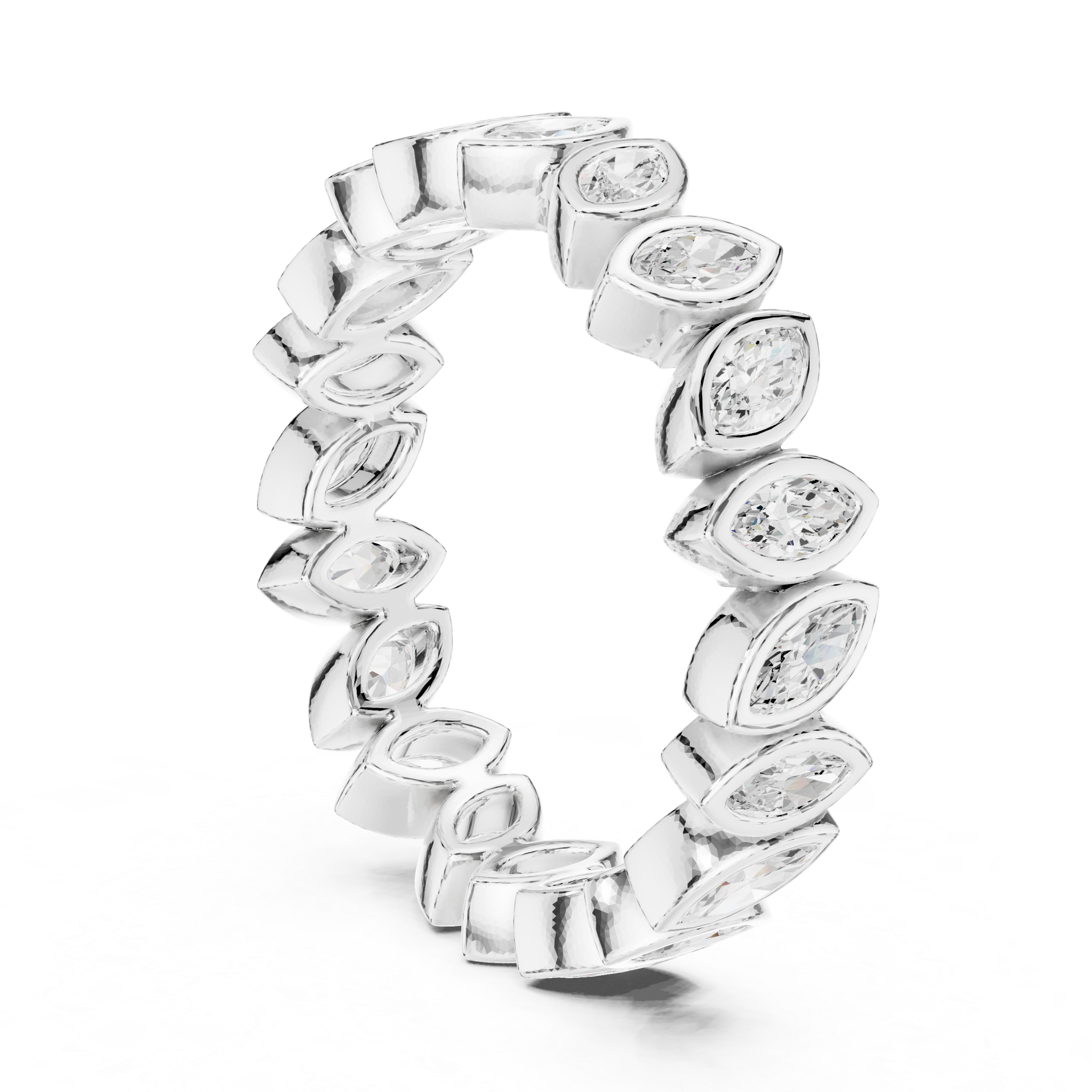 Marquise Bezel Eternity Ring