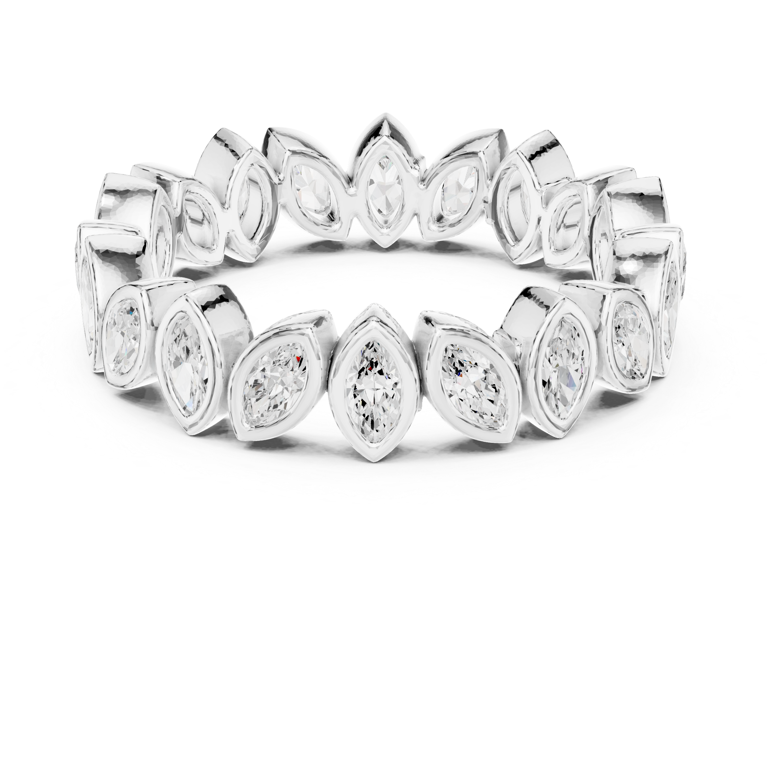 Marquise Bezel Eternity Ring