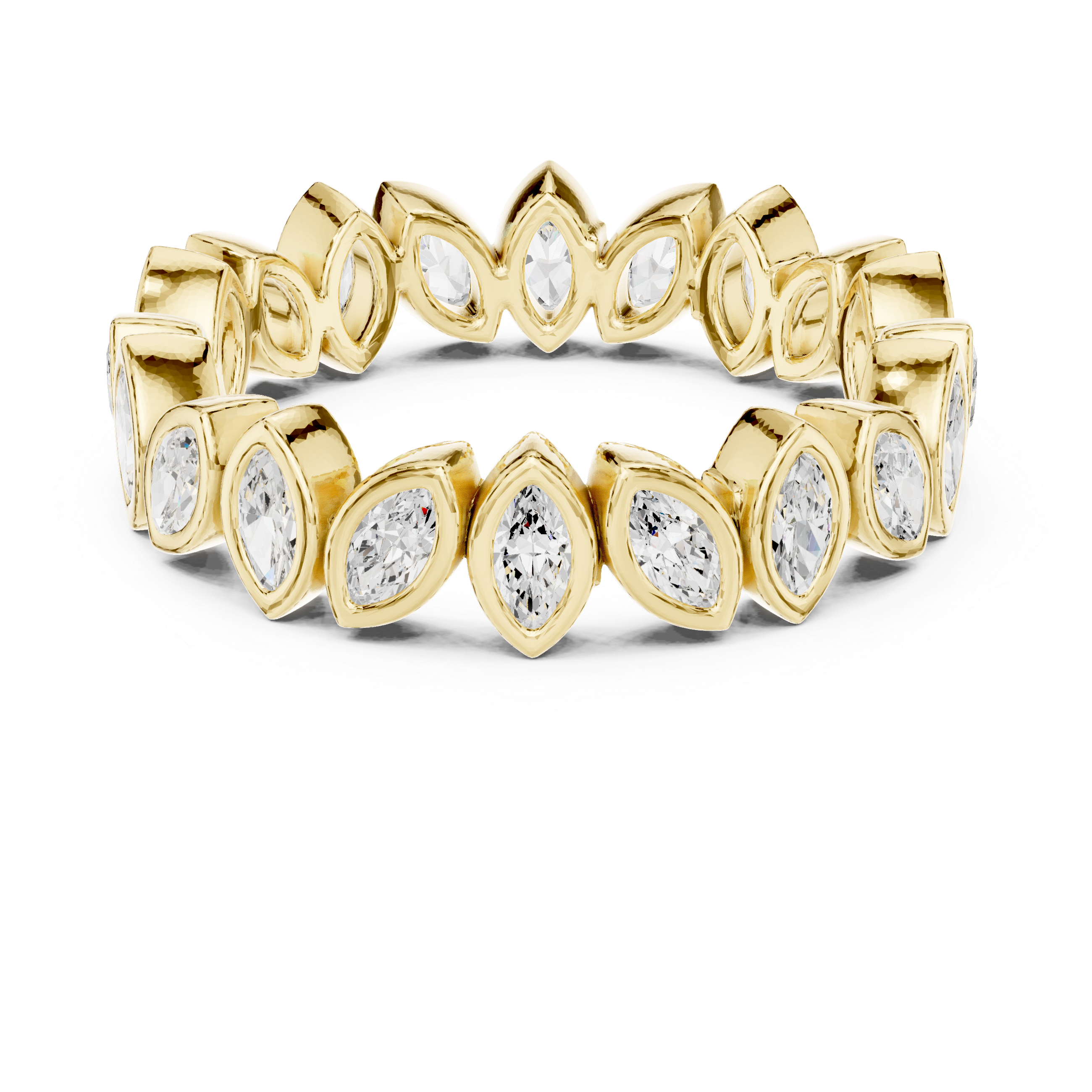 Marquise Bezel Eternity Ring