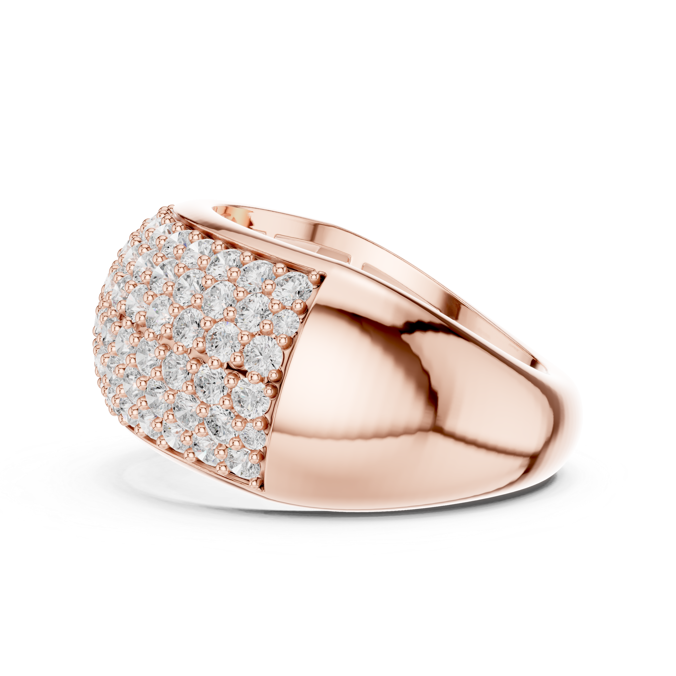 Five-Row Pavé Statement Band