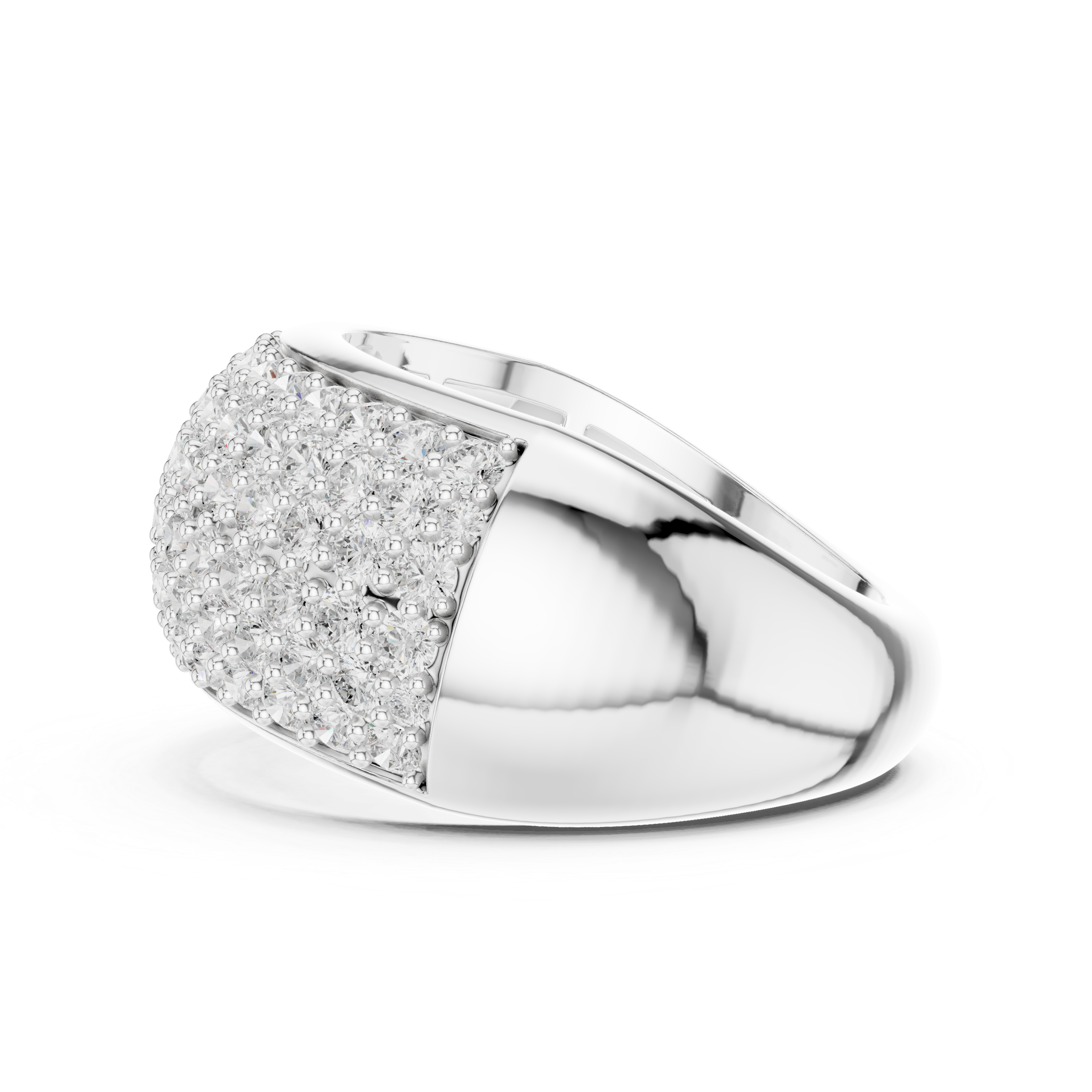 Five-Row Pavé Statement Band