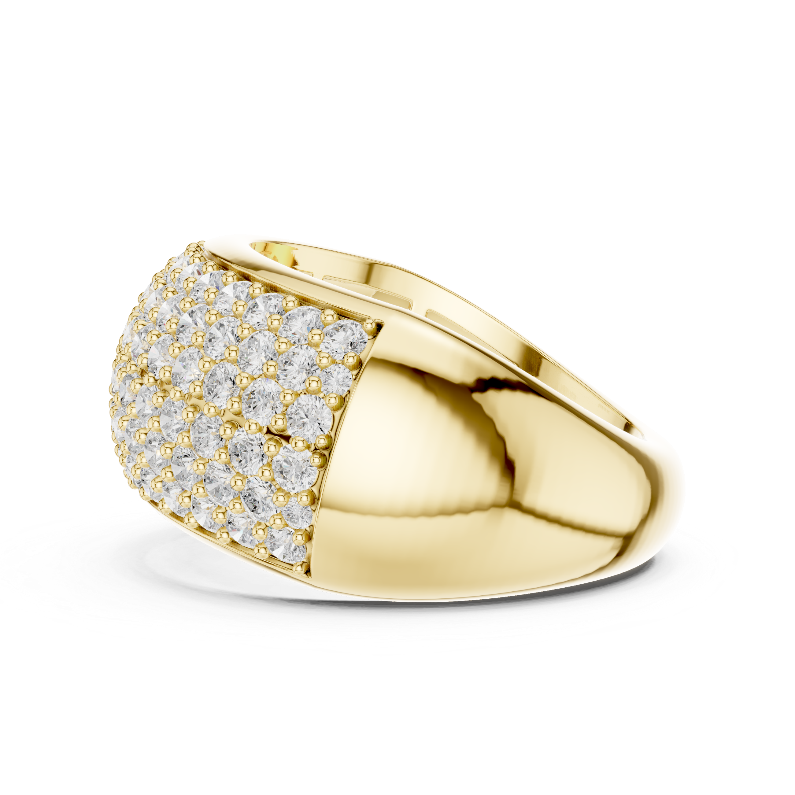 Five-Row Pavé Statement Band