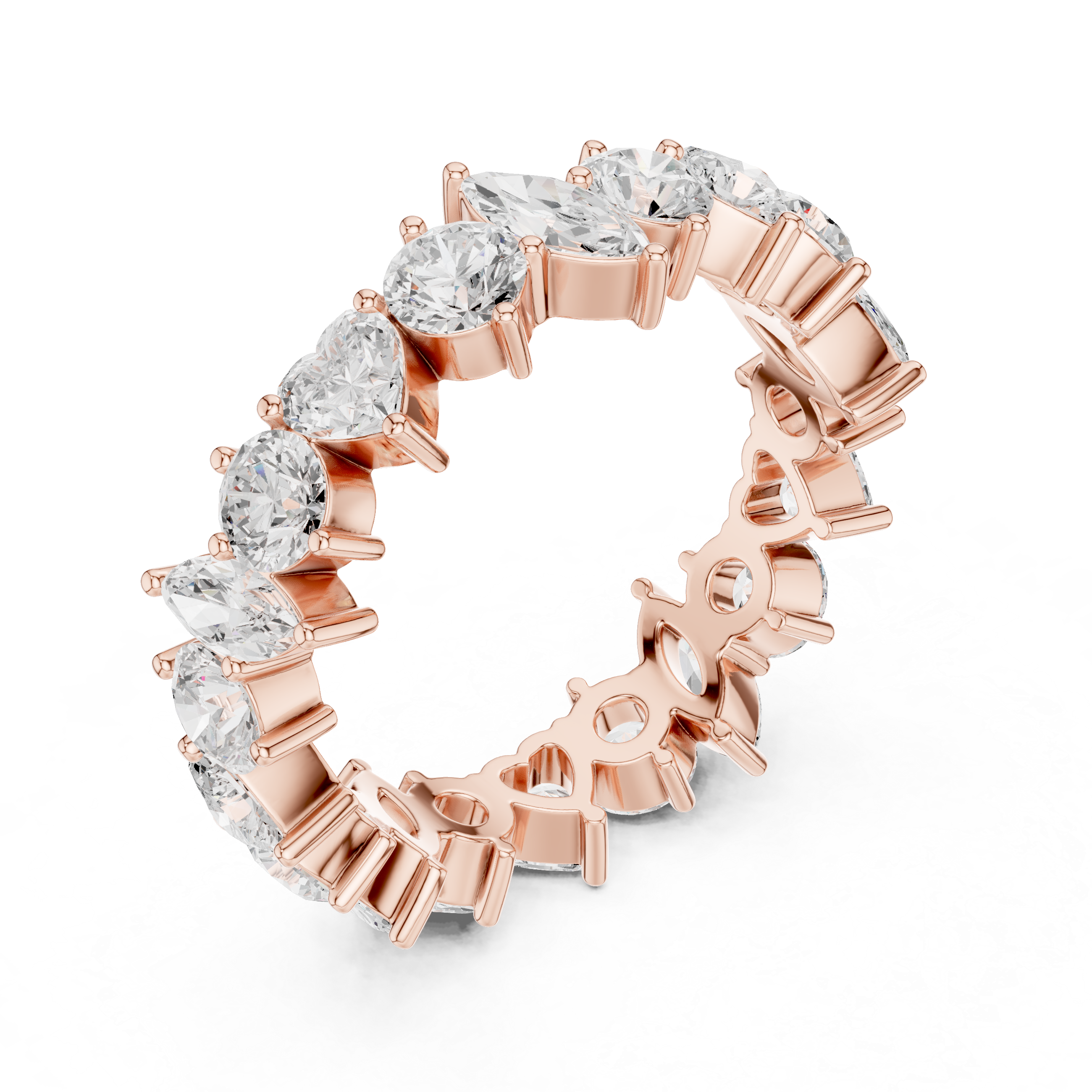 Luxury Mixed Shape Diamond Eternity Band