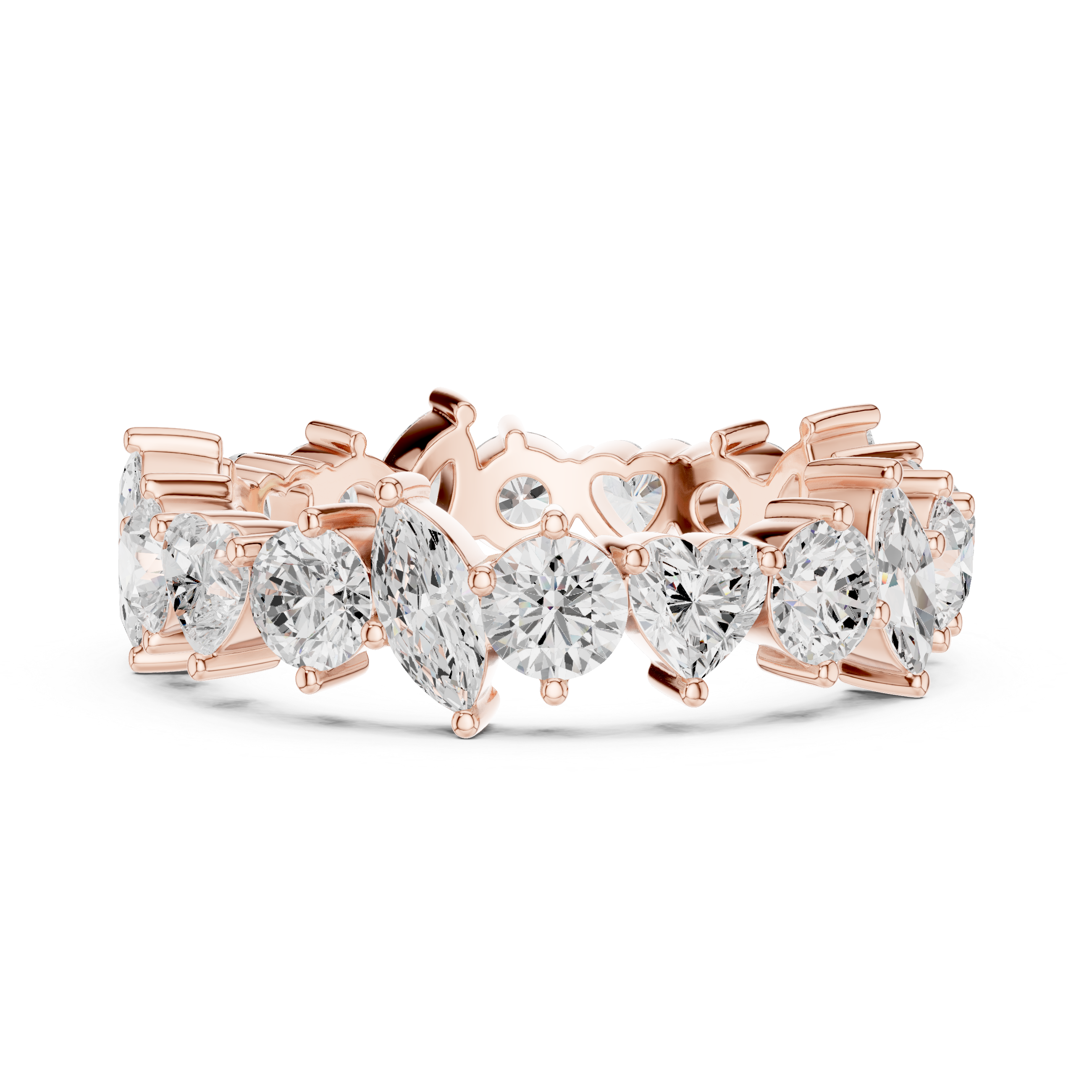 Luxury Mixed Shape Diamond Eternity Band