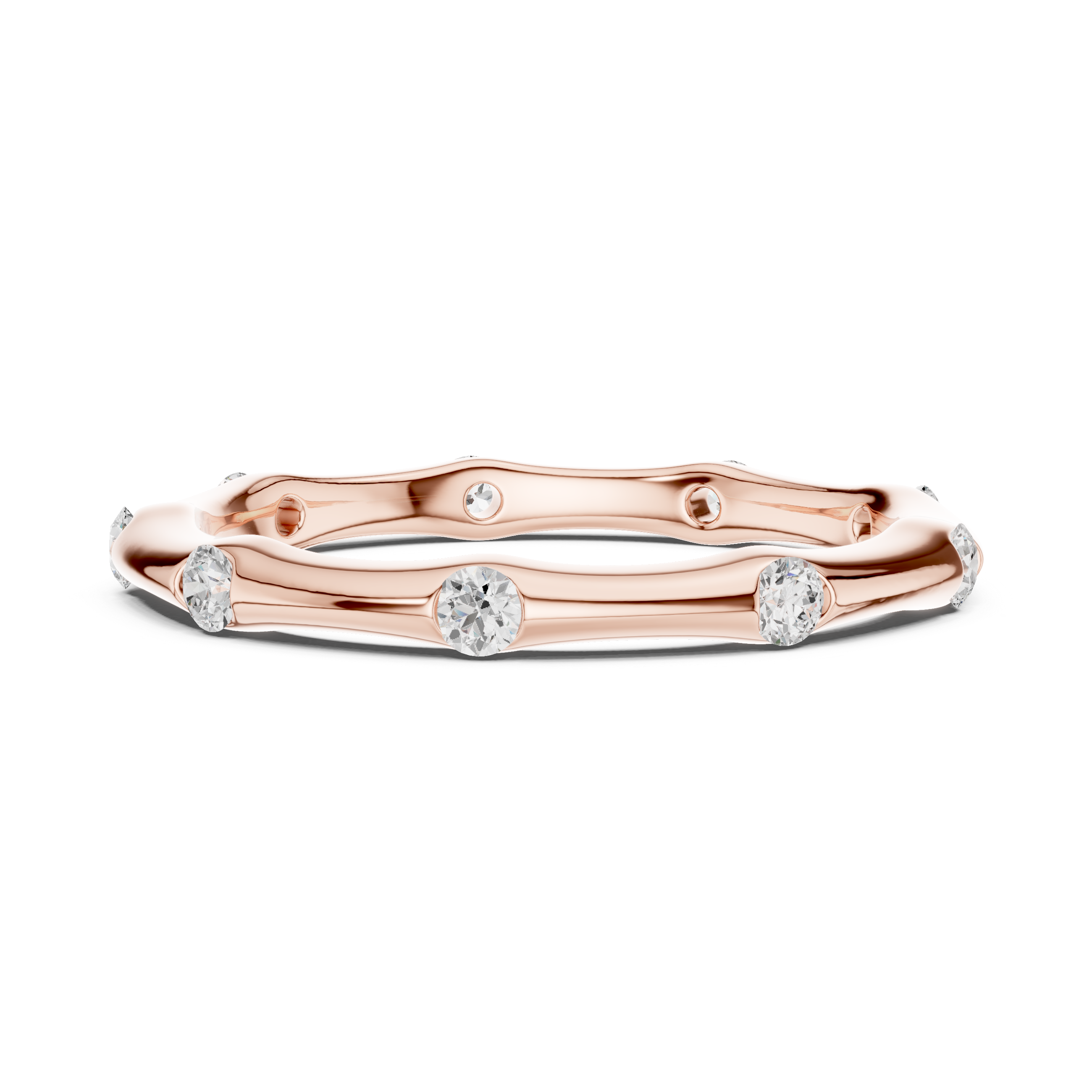 Bezel Set Diamond Eternity Band
