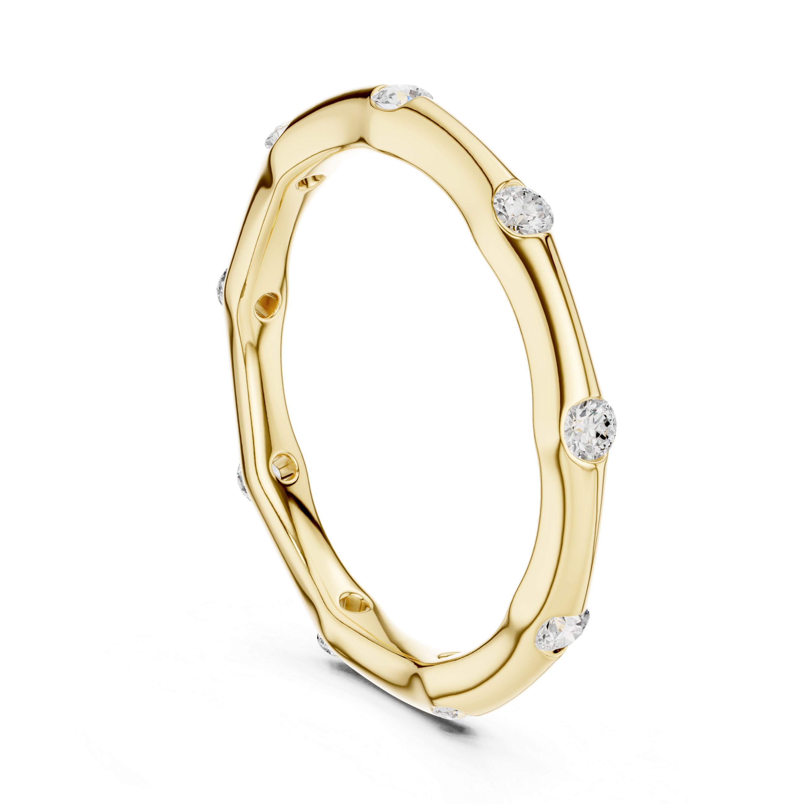 Bezel Set Diamond Eternity Band
