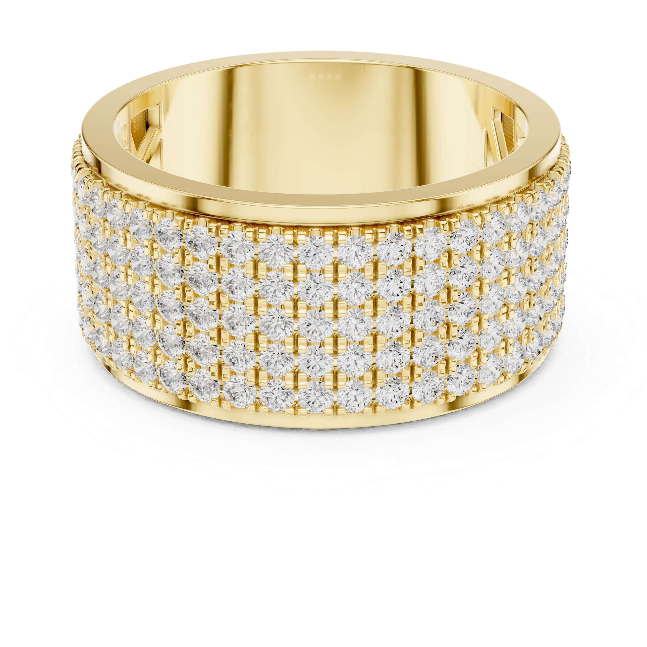 Luxury Diamond Pave Band Ring