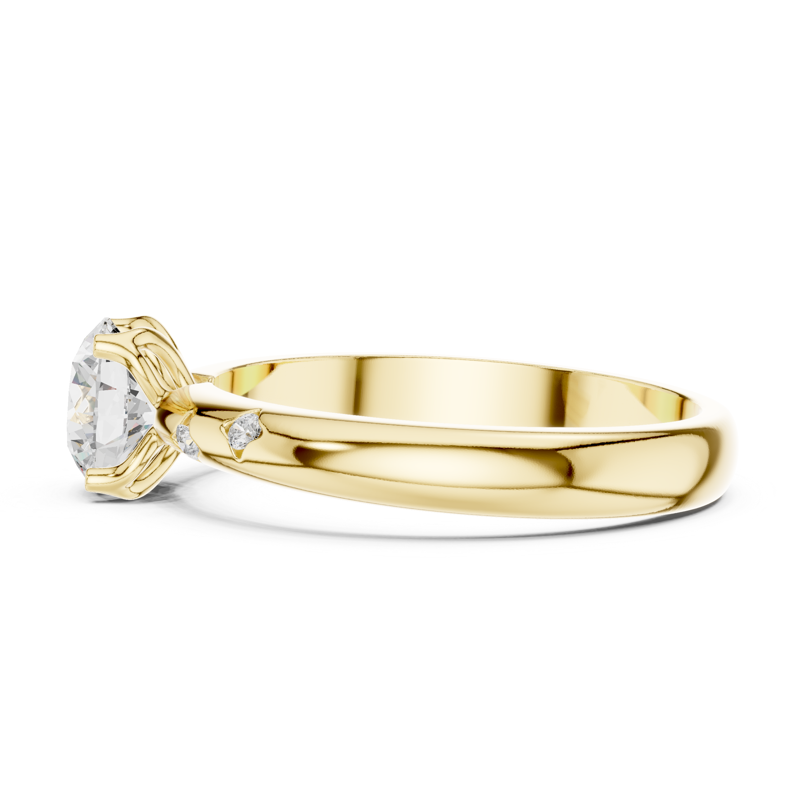 Classic Solitaire Diamond Engagement Ring