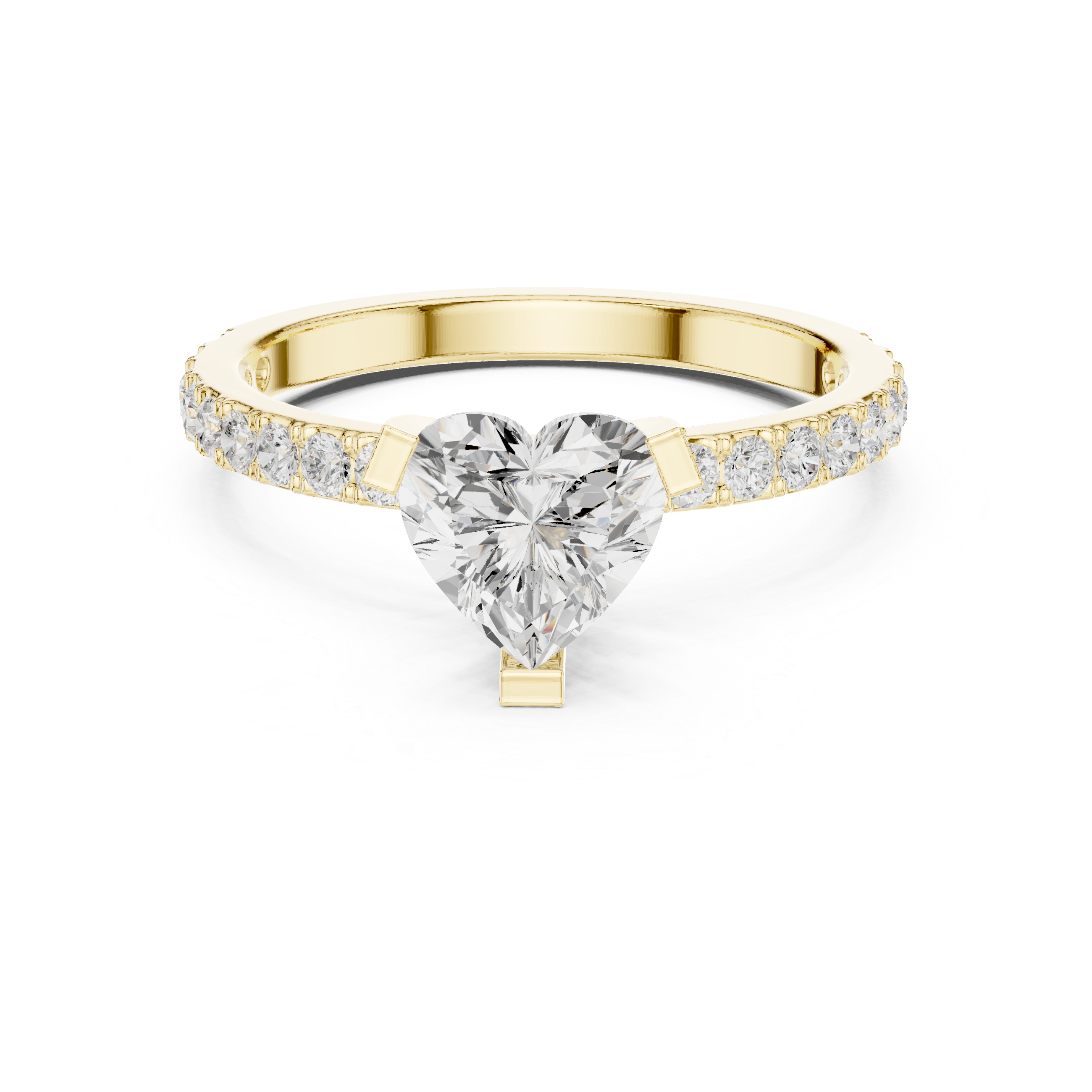Heart Cut Diamond Engagement Ring