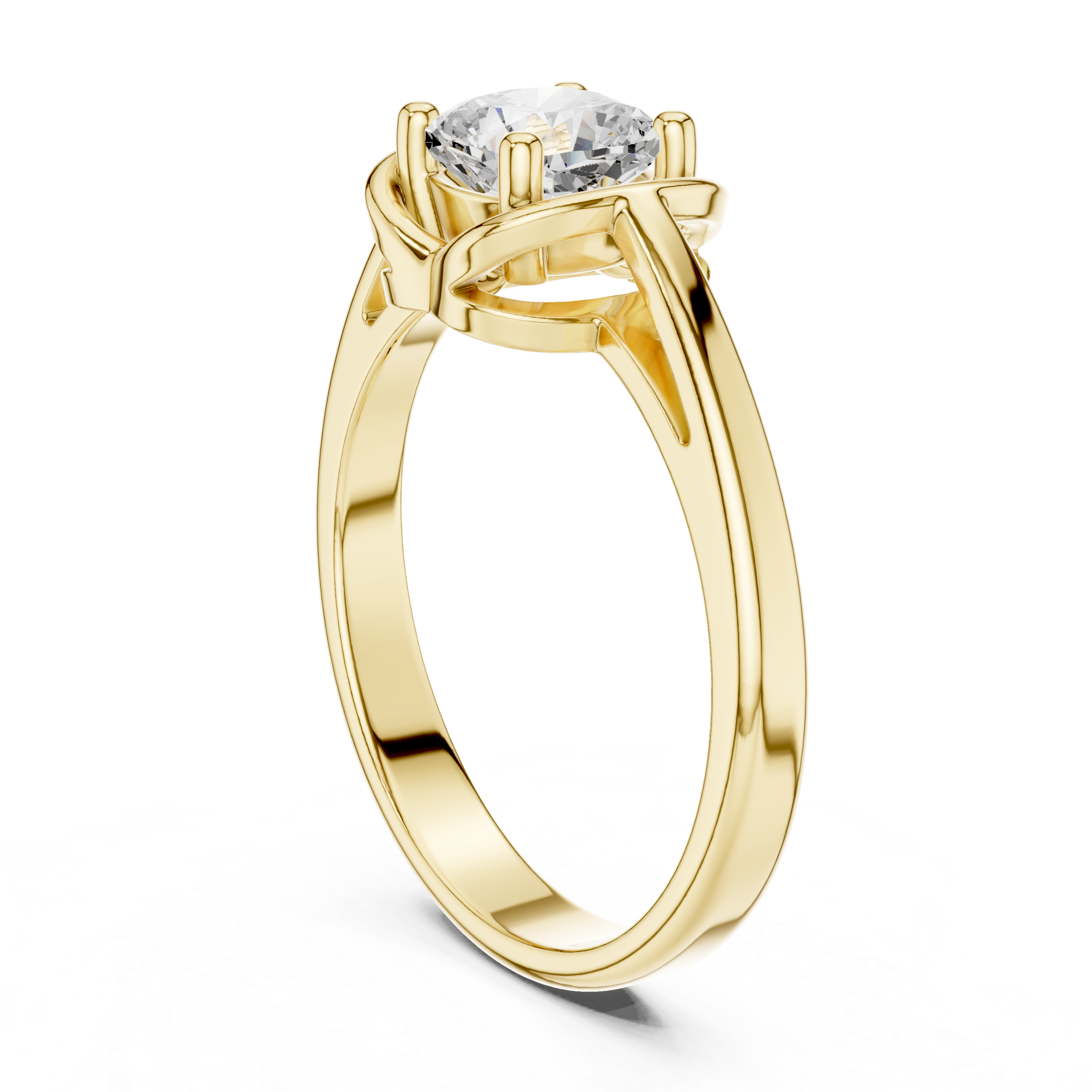 Cushion Cut Solitaire Engagement Ring