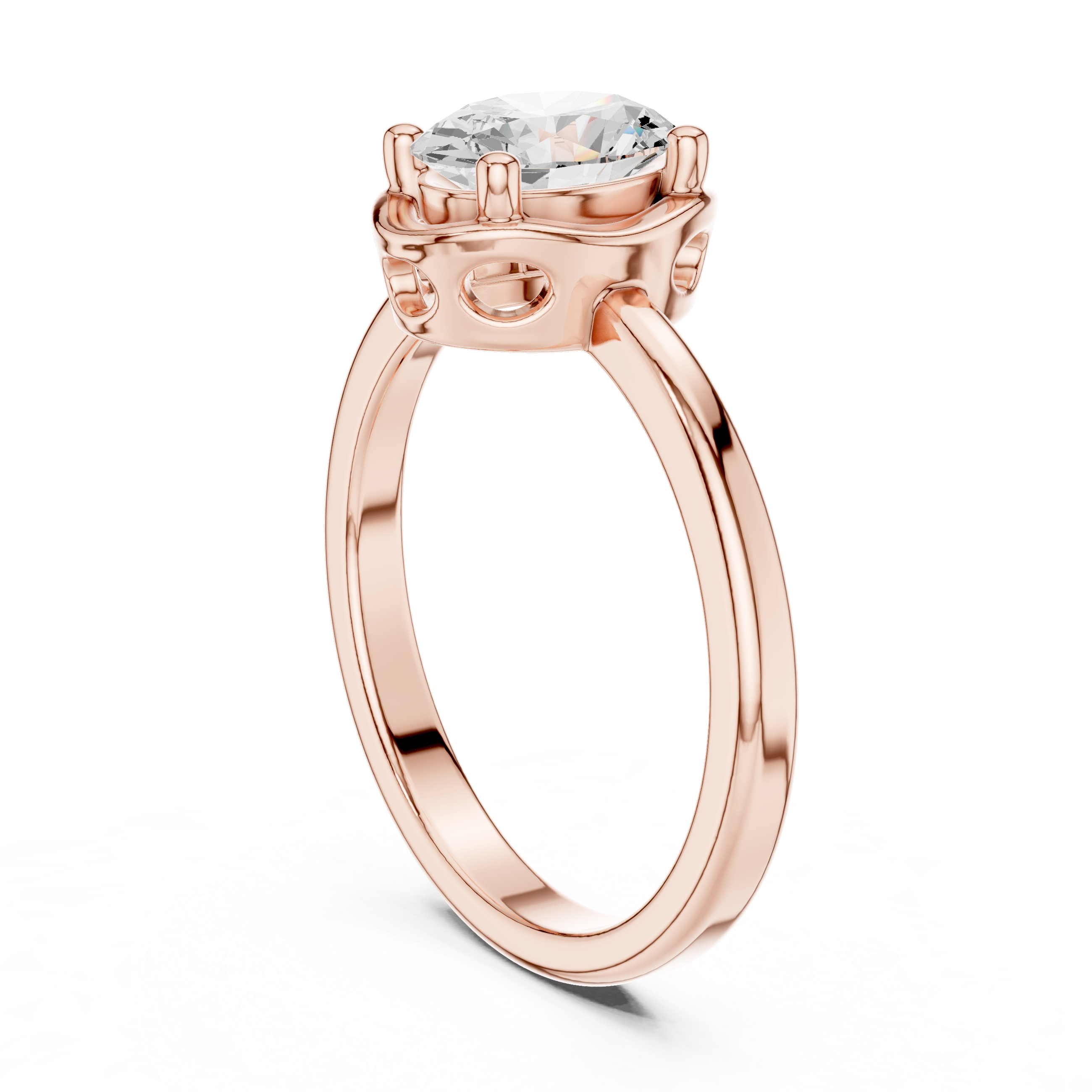 Classic Oval Solitaire Engagement Ring