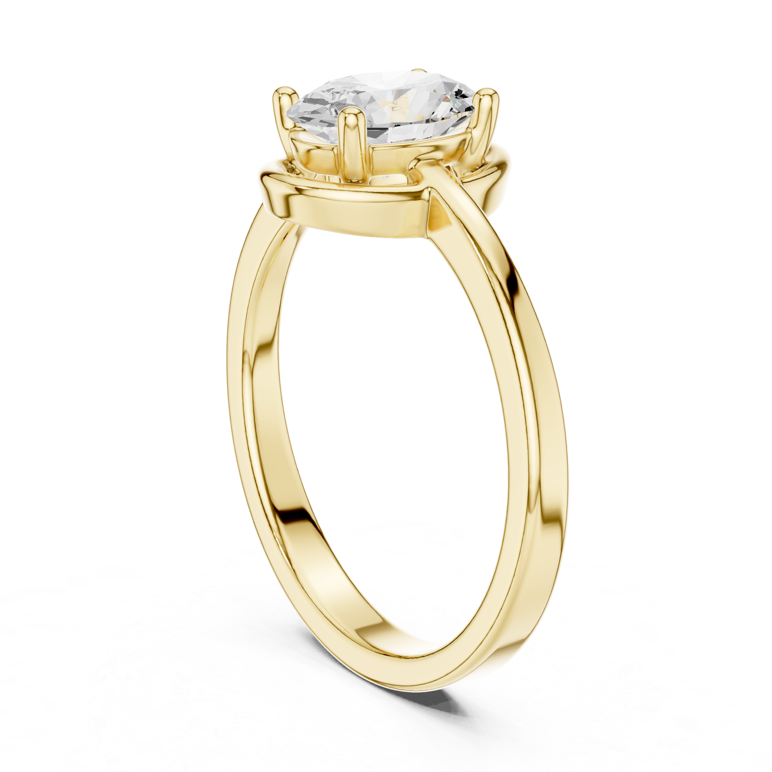 Classic Oval Solitaire Engagement Ring