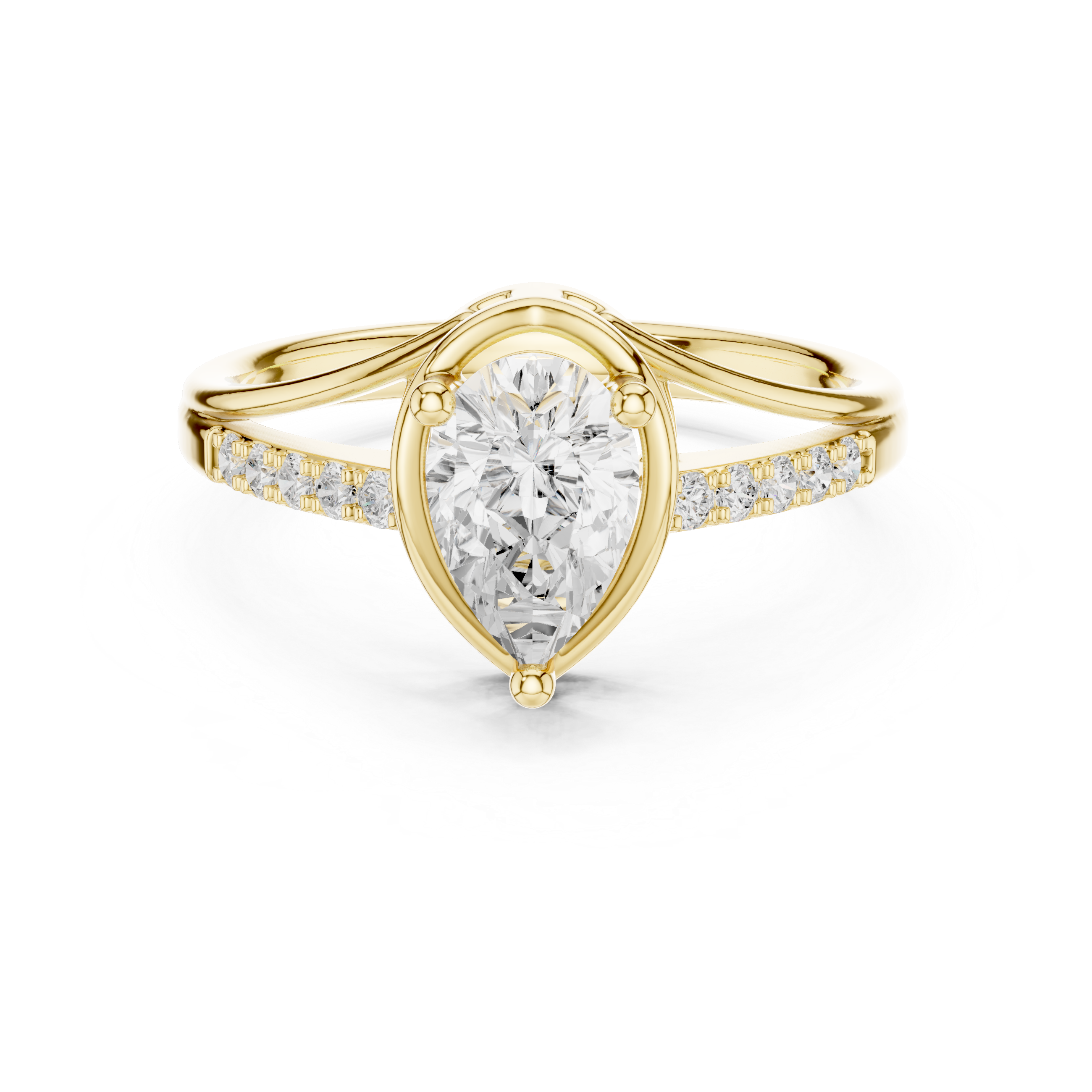 Pear Diamond Engagement Ring